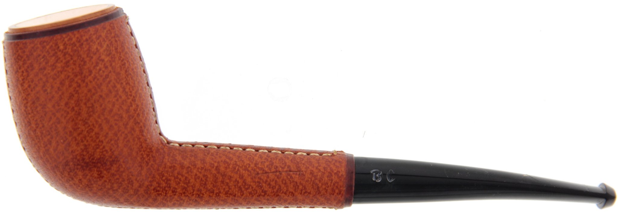 Butz Choquin Einzelstücke (NOS) Lederummantelt mit Meerschaumeinsatz (MIT BC-Branding) OHNE Filter 