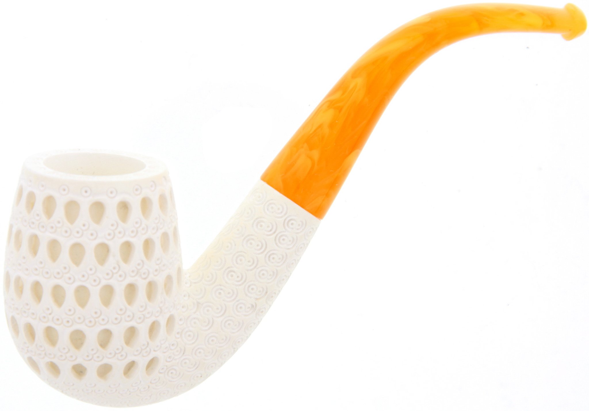 Butz Choquin Einzelstücke (NOS) Meerschaum geschnitzt (OHNE BC-Branding) OHNE Filter (interne Numme