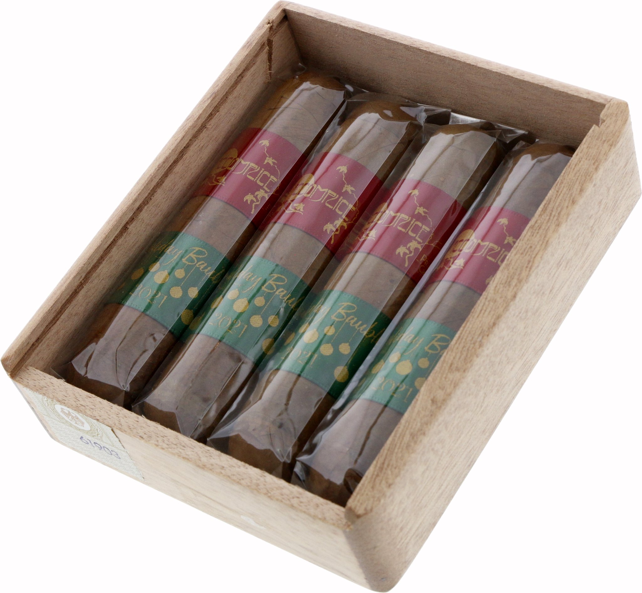 Principle Cigars Accomplice Holiday Bauble 2021 Kiste offen