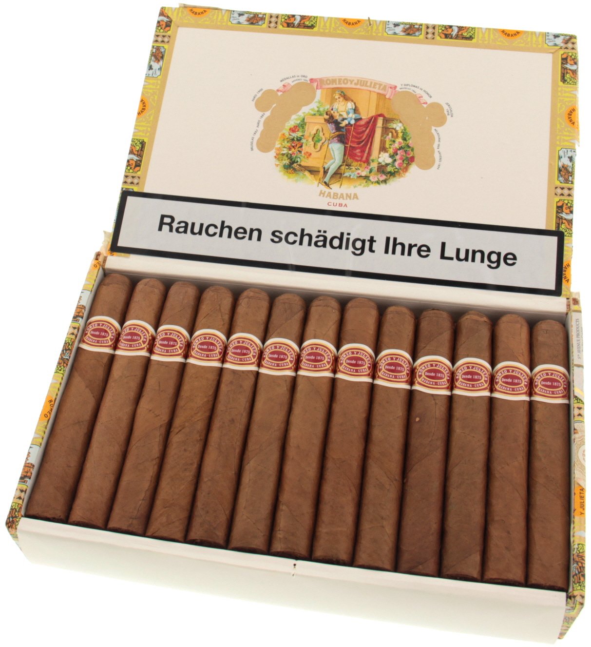 Romeo y Julieta Regalias de Londres 25er Kiste offen