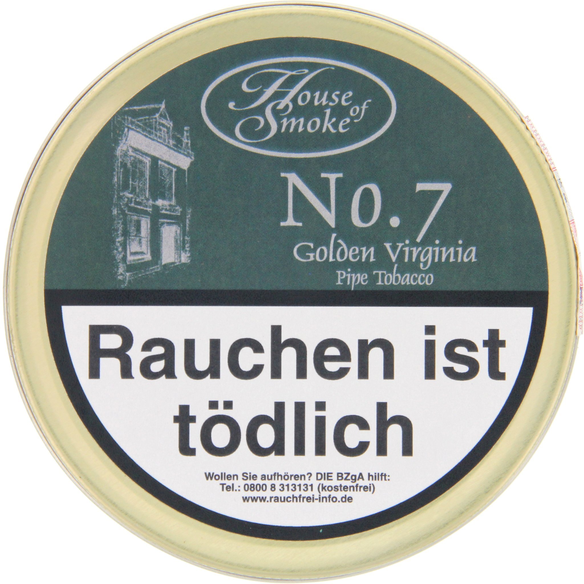 House of Smoke Pfeifentabak No. 7 Golden Virginia 50g Dose (61532)