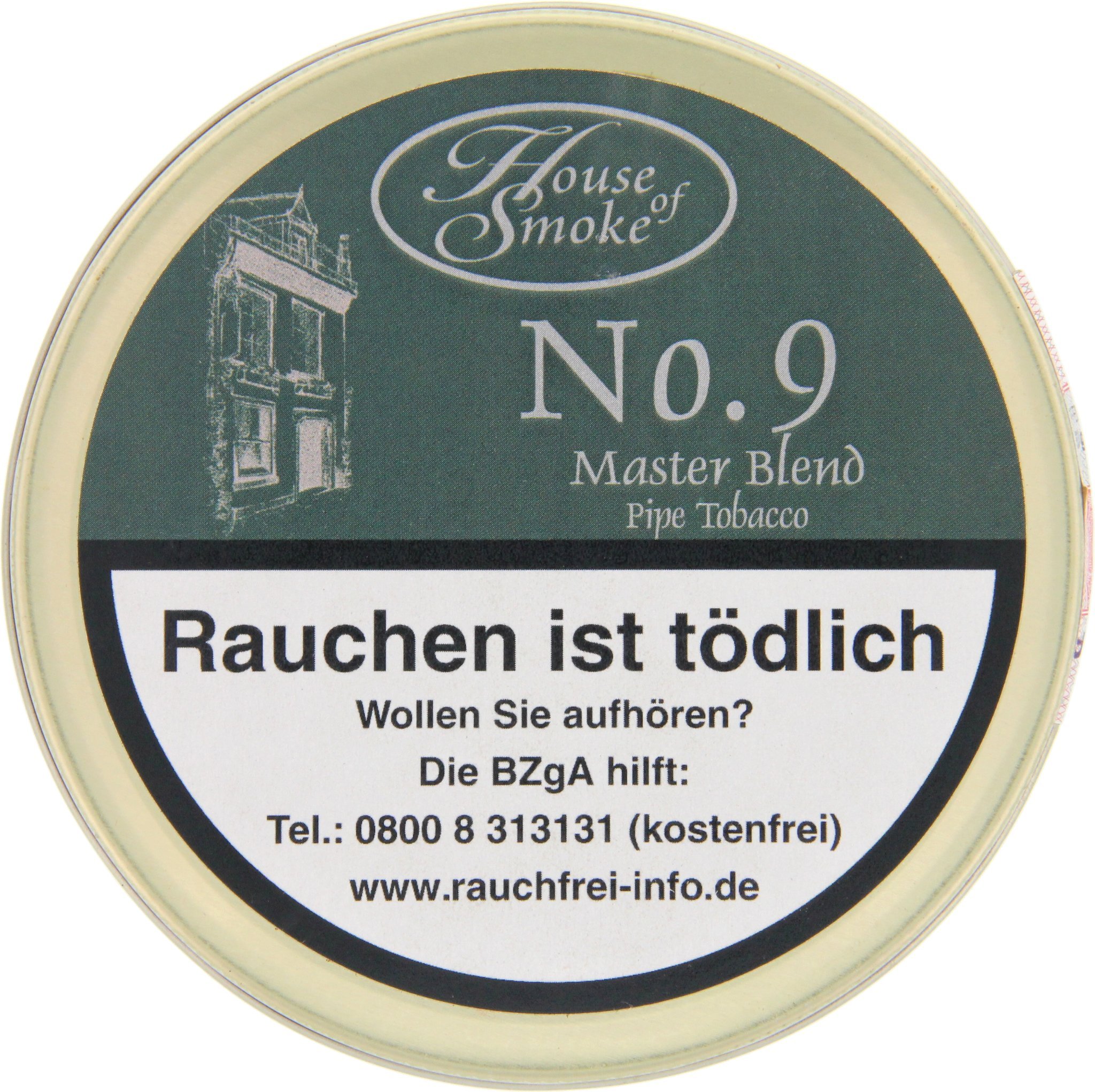 House of Smoke Pfeifentabak No. 9 Master Blend 100g Dose (96482)
