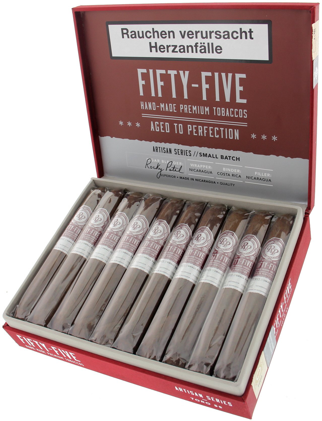 Rocky Patel Fifty-Five 55 Toro Kiste offen