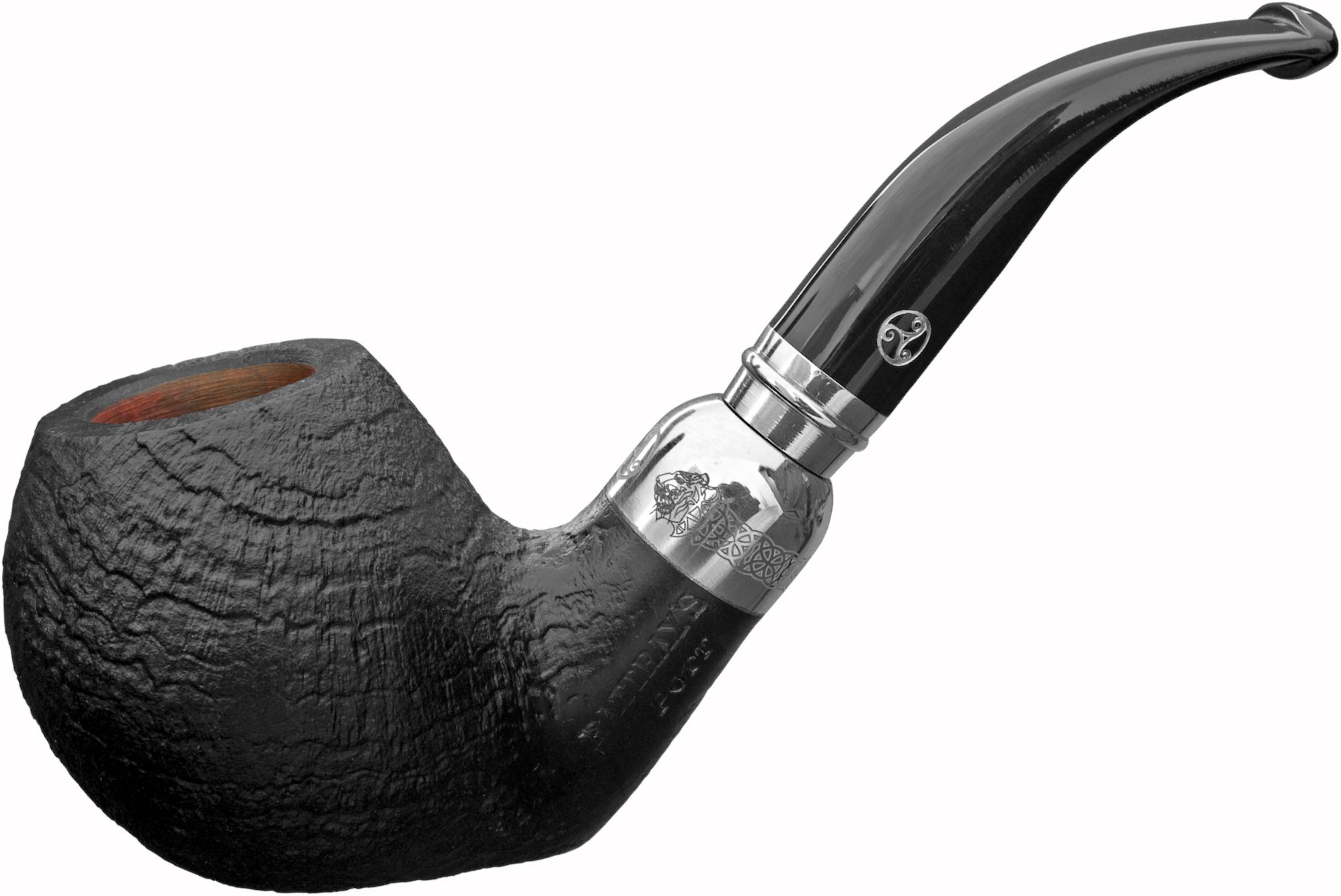 Rattray's Pipe of the Year (POTY) 2022 sandgestrahlt schwarz (15589)
