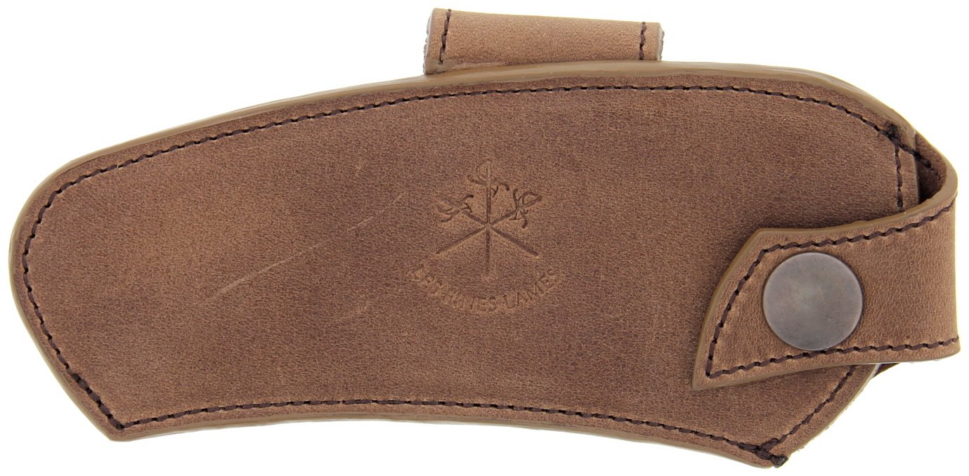 Les Fines Lames Zigarrenmesser Lederetui BRAUN (leather sheath brown) front