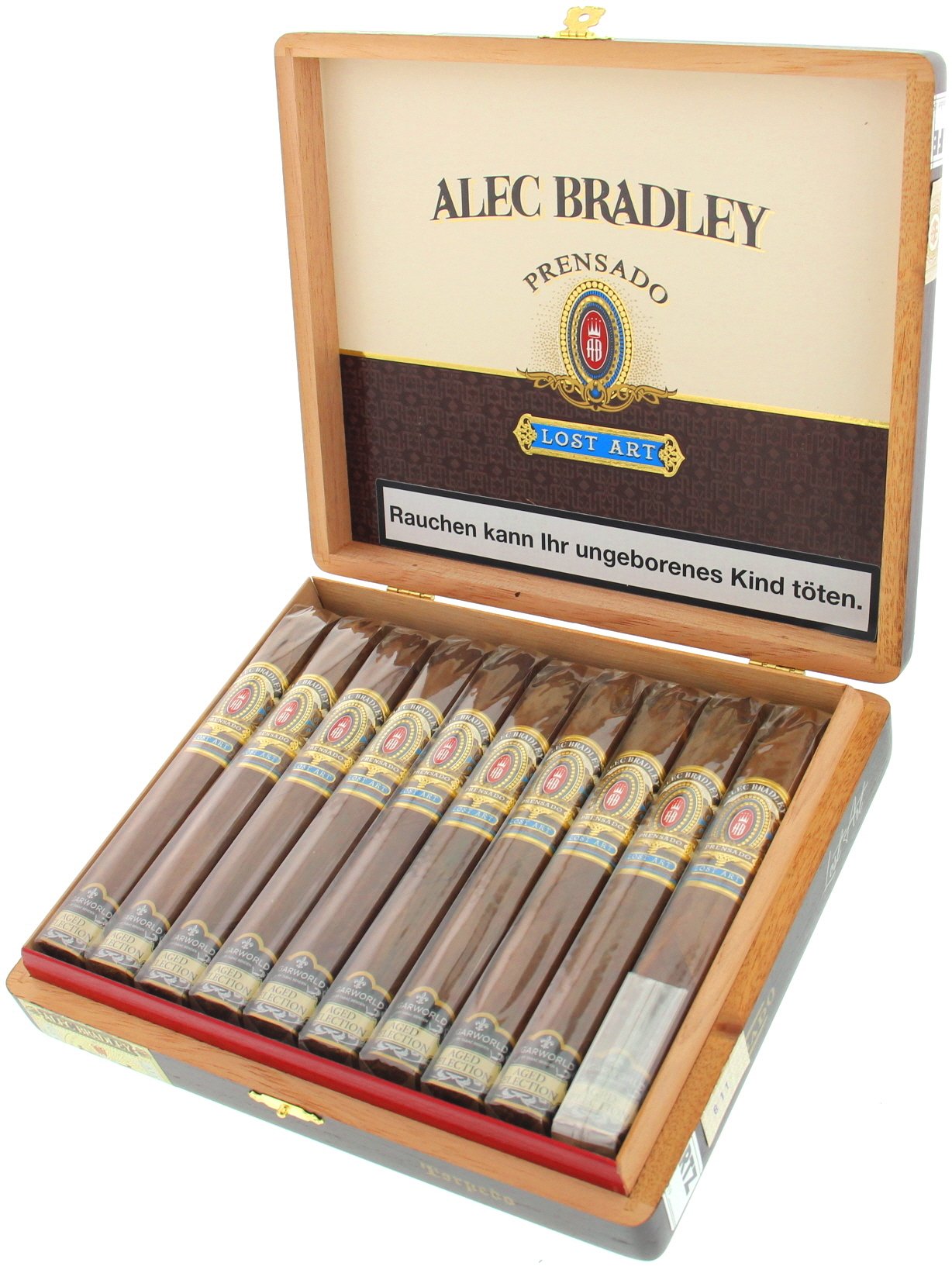Alec Bradley Prensado Lost Art Torpedo KIste offen