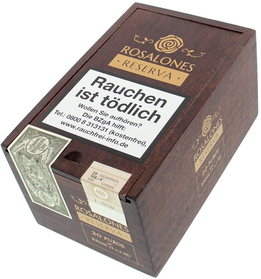 Joya de Nicaragua Rosalones Reserva R546 Corona (5.5x46) Kiste