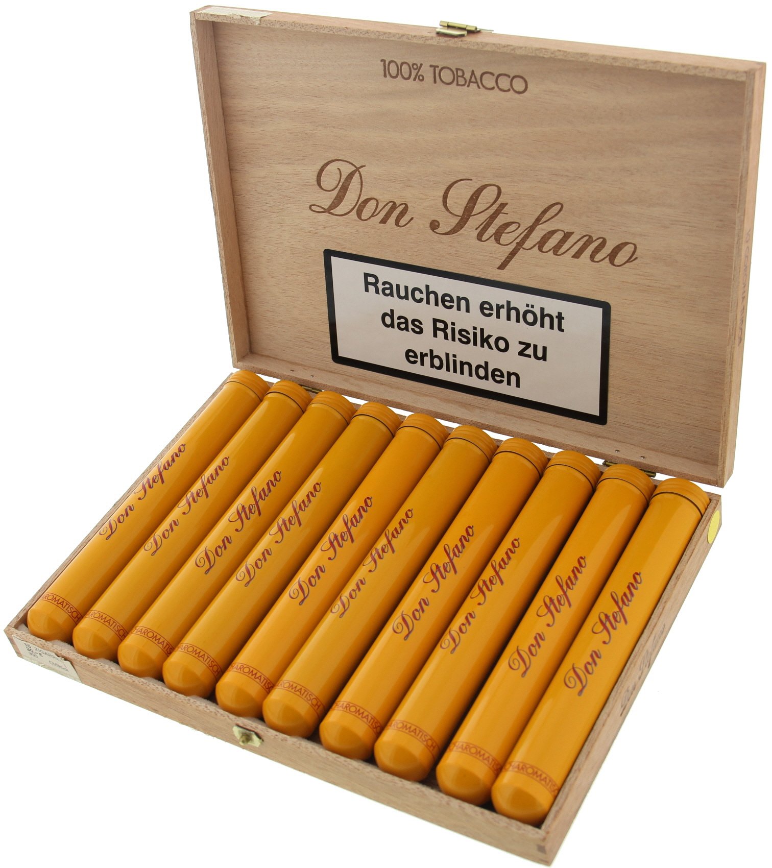 Don Stefano Corona Tubos Sumatra (hocharomatisch) Kiste offen