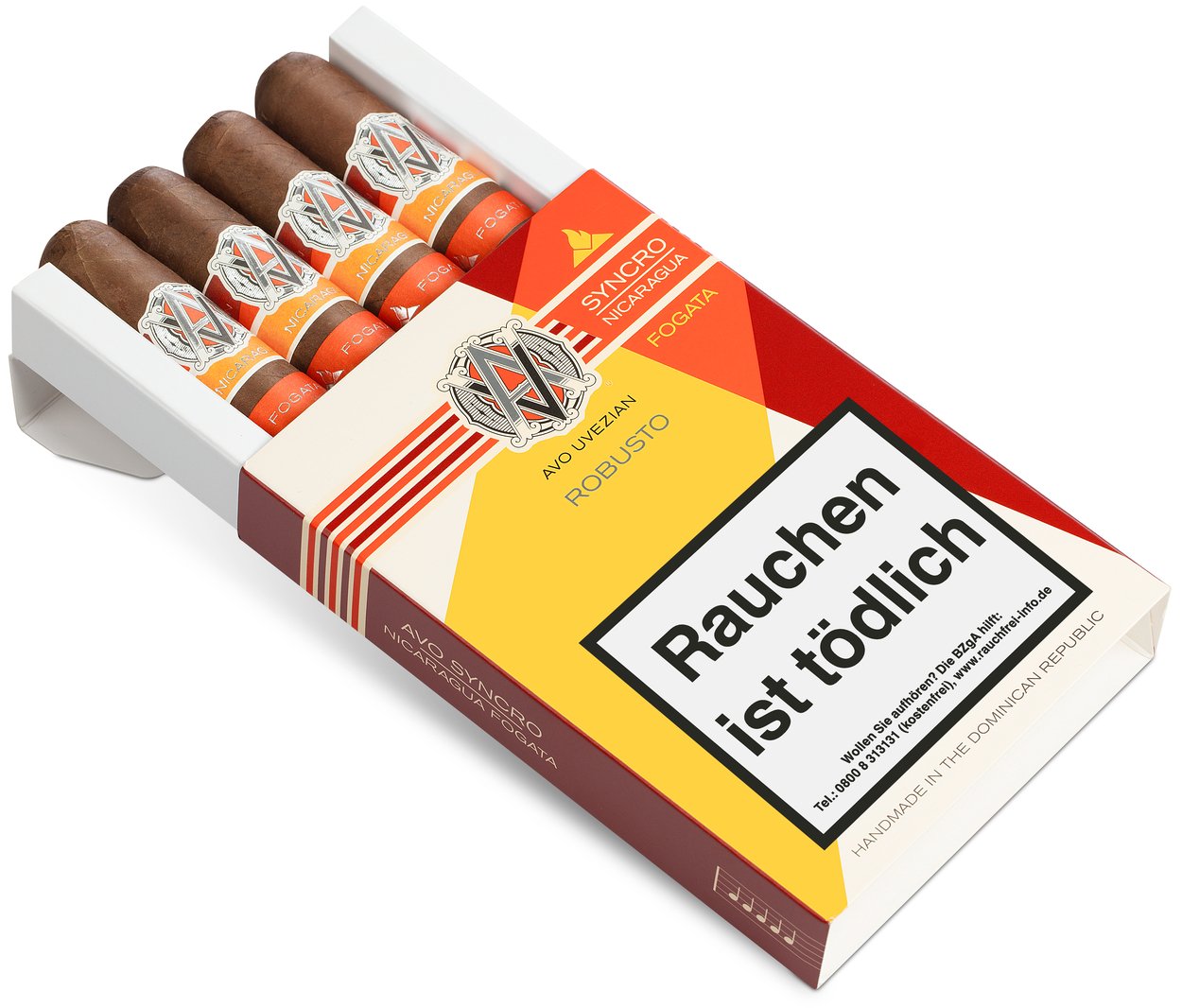 AVO Syncro Nicaragua Fogata Robusto 4er offen