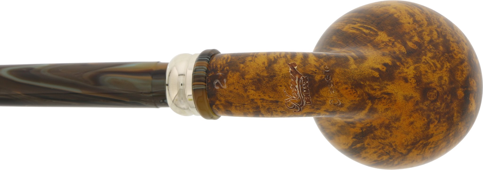 Neerup Classic Group 2 Churchwarden (Nr. 26) mit kurzem Zusatzmundstück Unterboden