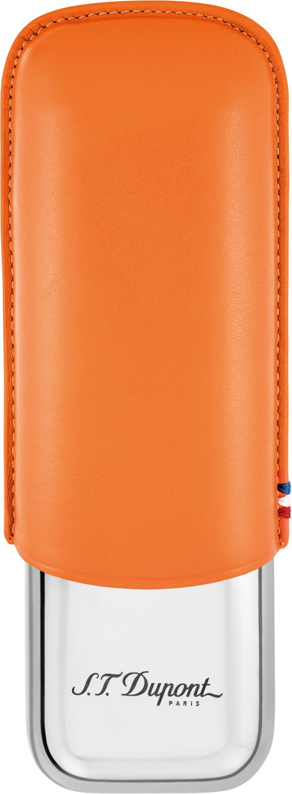 S.T. Dupont Zigarrenetui Metall 2er orange (183012)