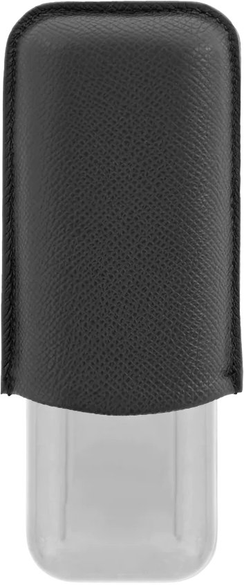 S.T. Dupont Zigarrenetui Metall 2er Dragon schwarz chrome (183277) Rückseite