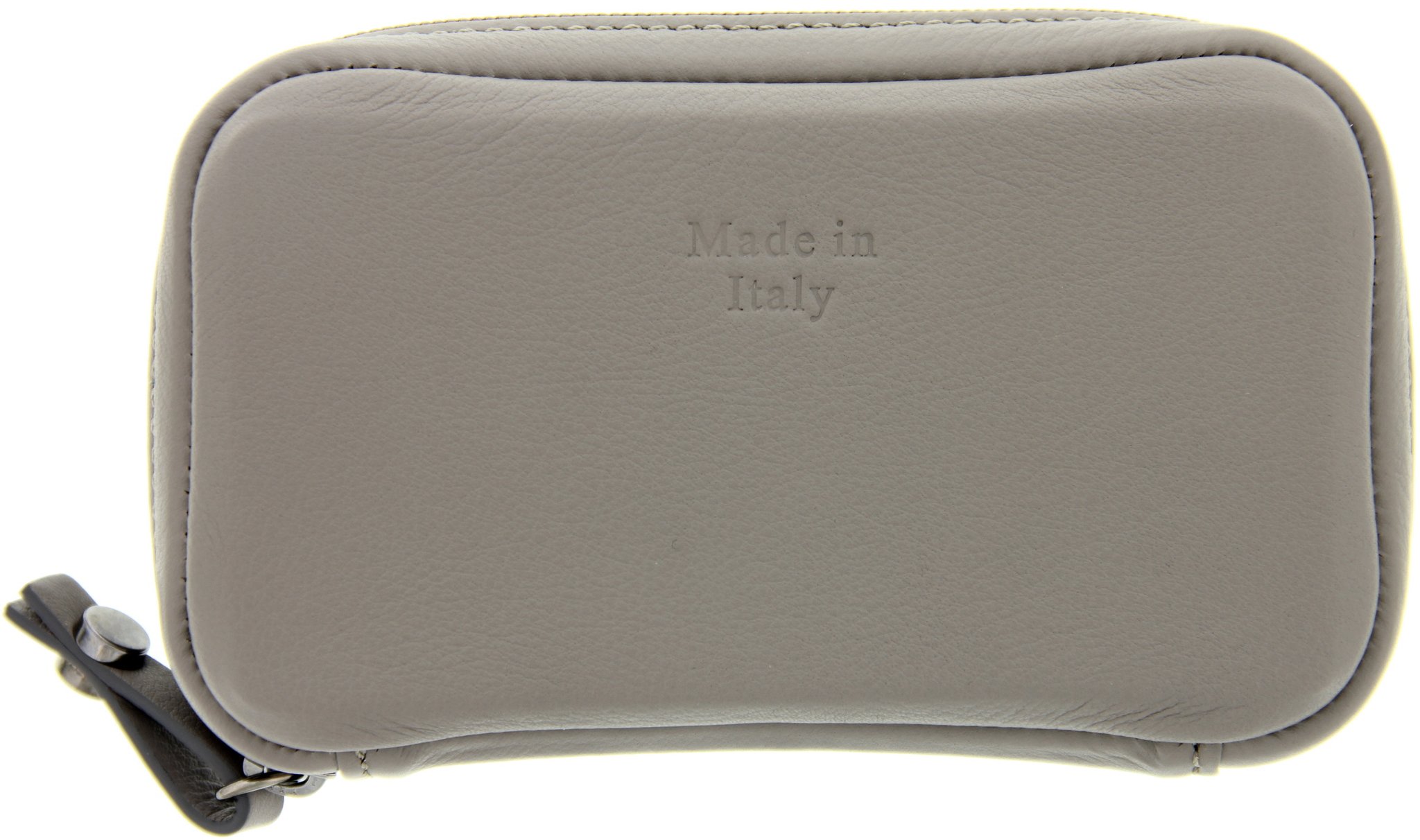 Claudio Albieri Etui Taupe Rückseite