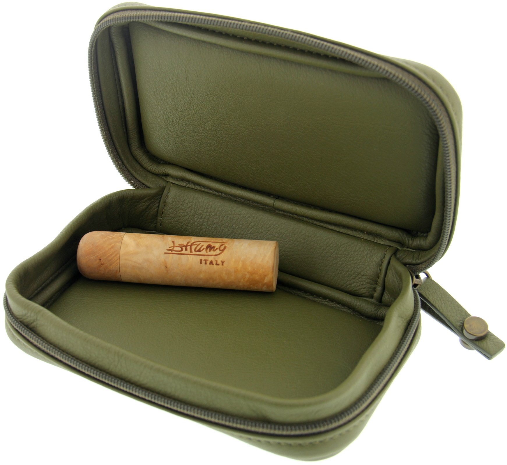 Claudio Albieri Etui Classic Muschio offen