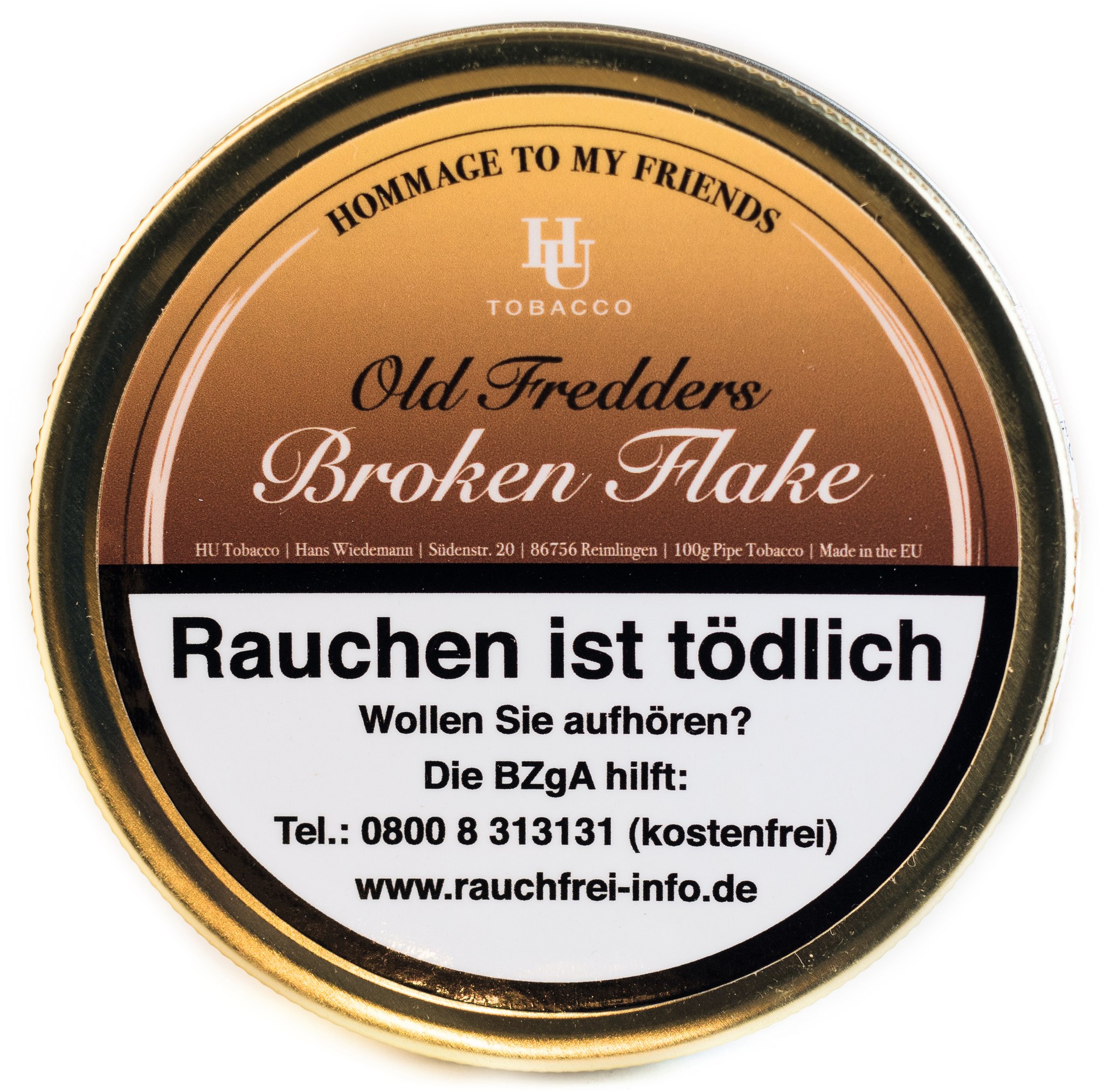 HU Tobacco Hommage Old Fredder´s 100g Dose