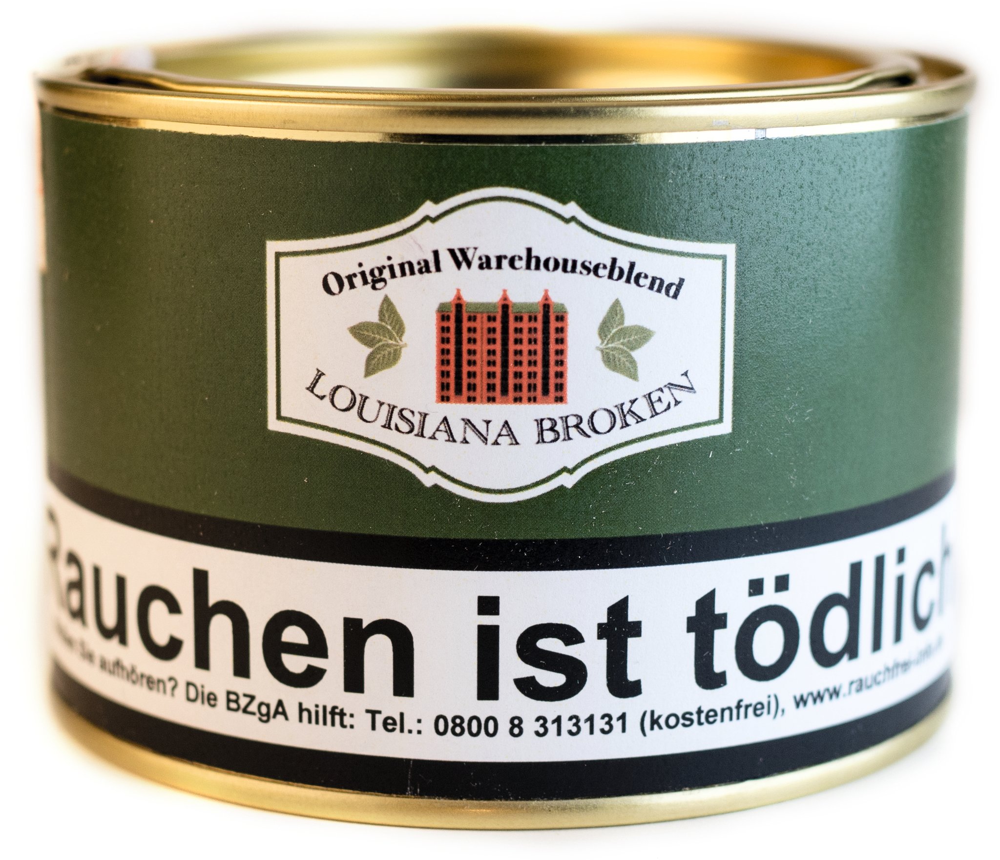 HU Tobacco Original Warehouseblend Louisiana Broken 100g Dose