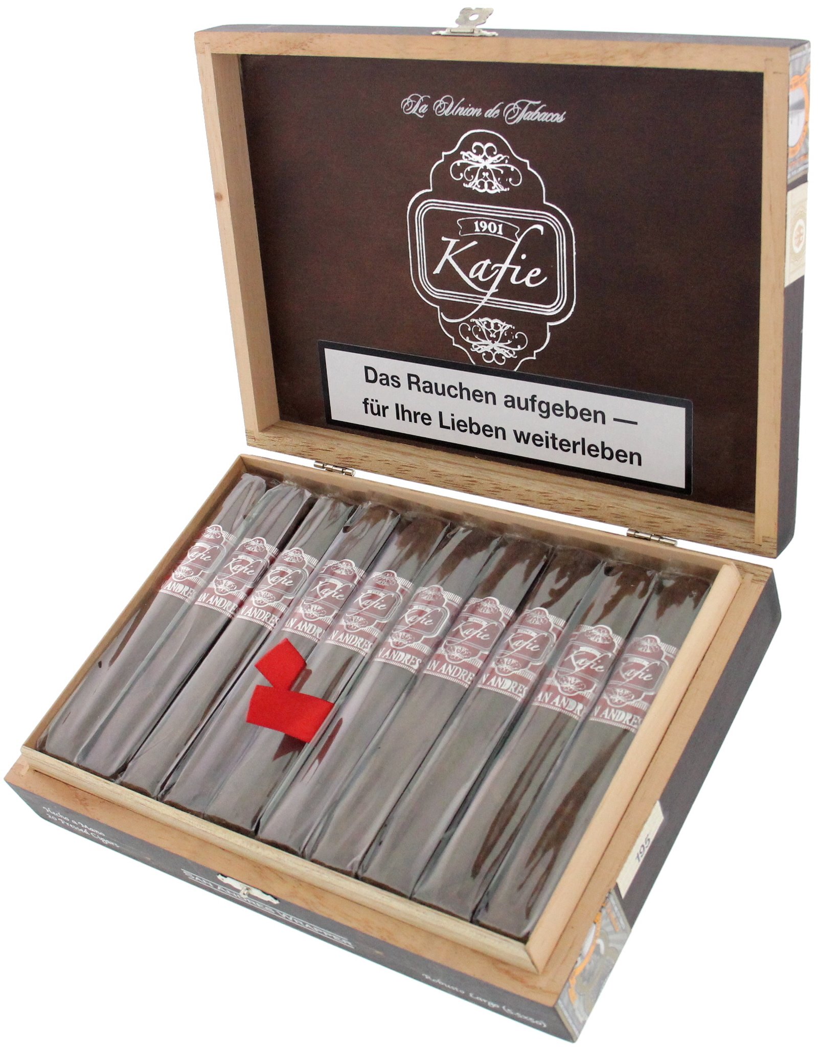 Kafie 1901 San Andres Robusto Largo (5.5x50) Kiste offen