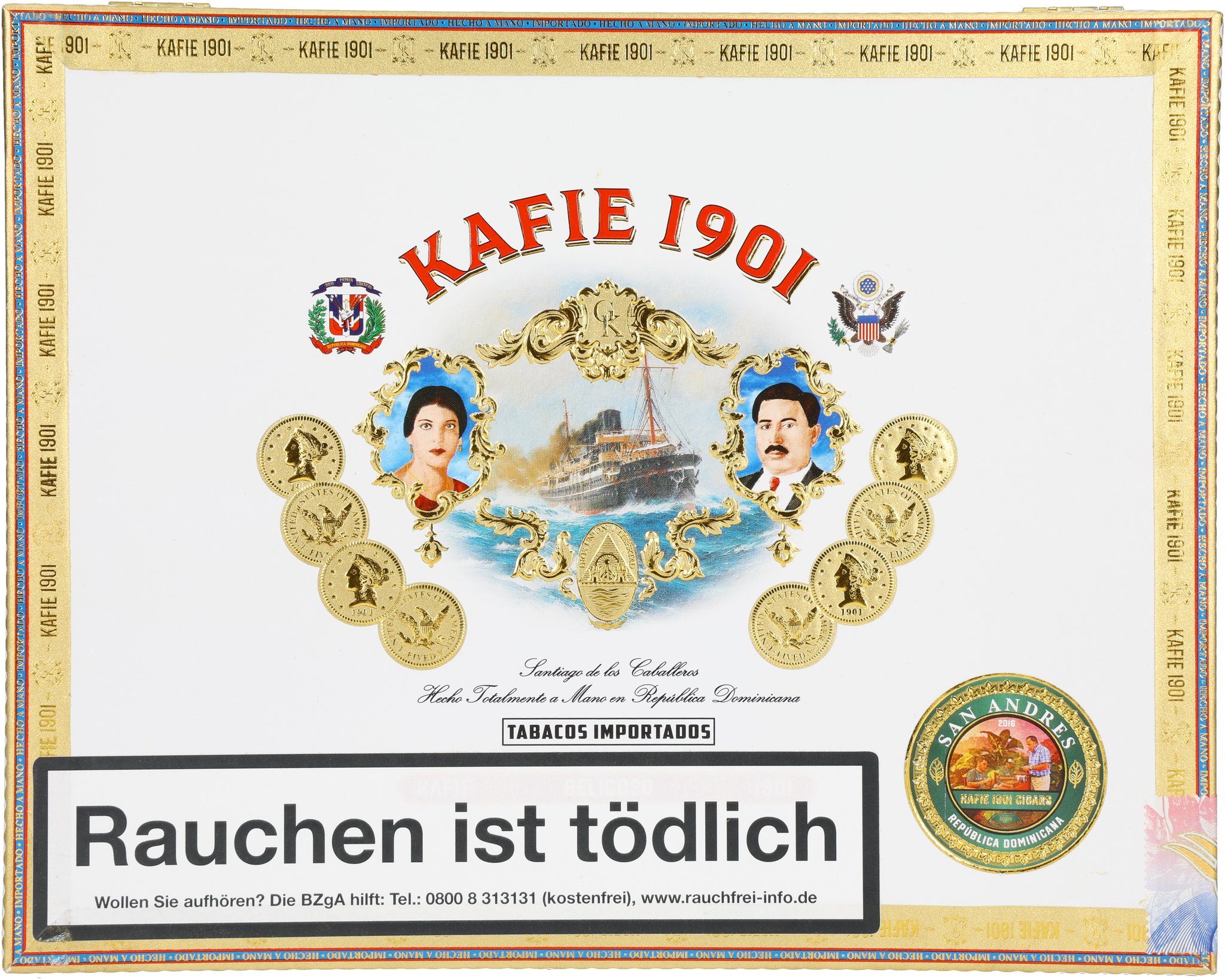 San Andres Belicoso Box front