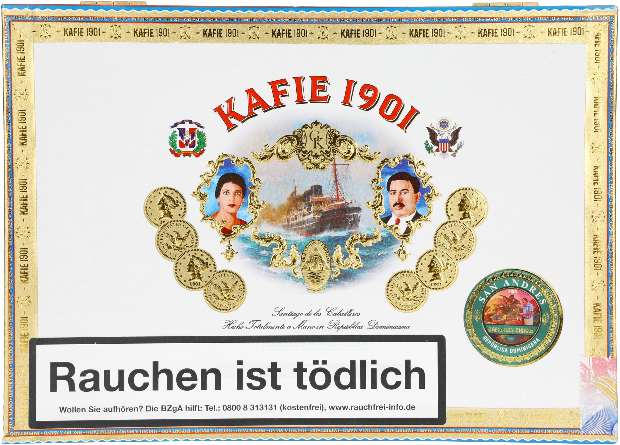 San Andres Toro Box front