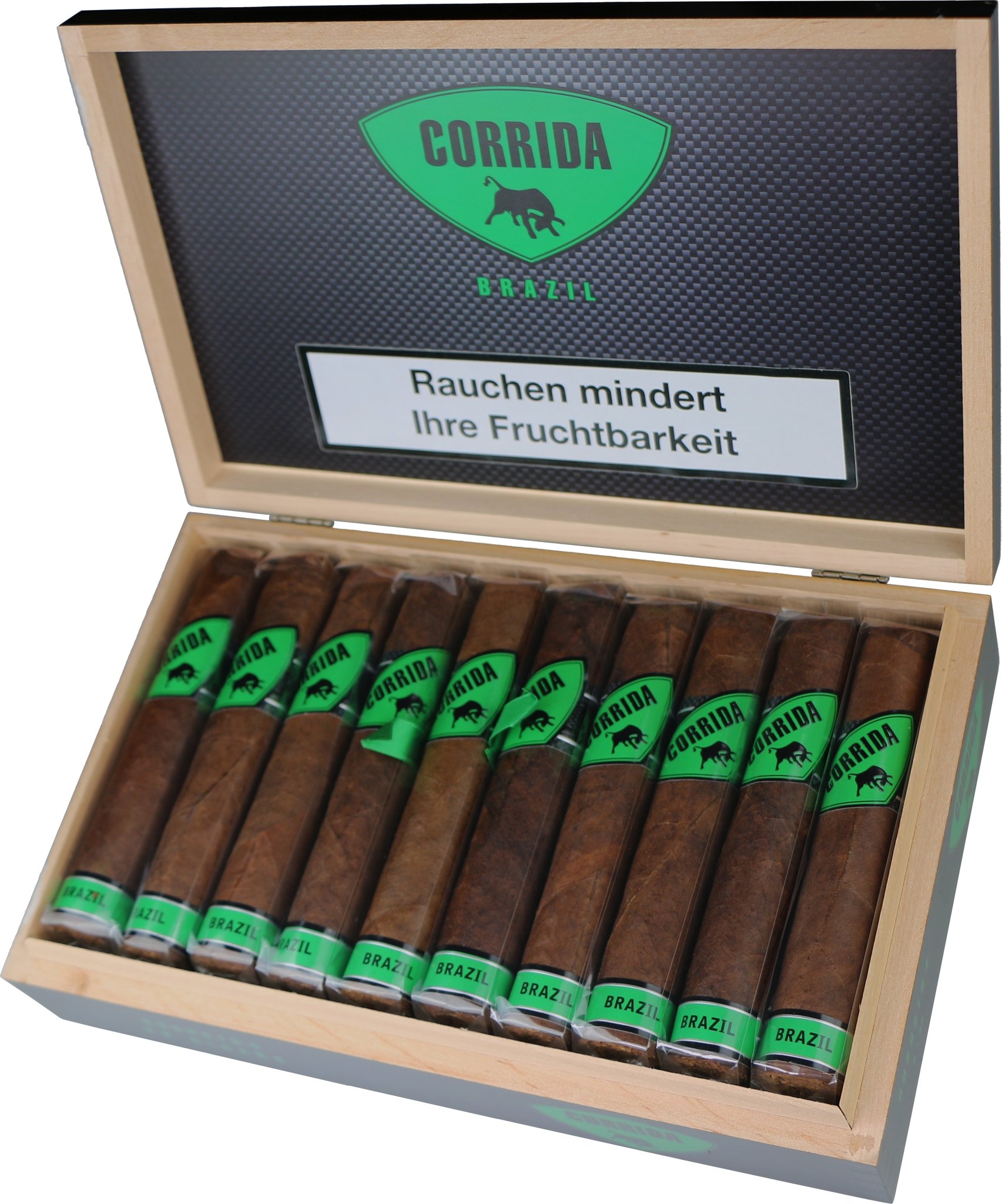 Brazil Robusto+ Kiste offen