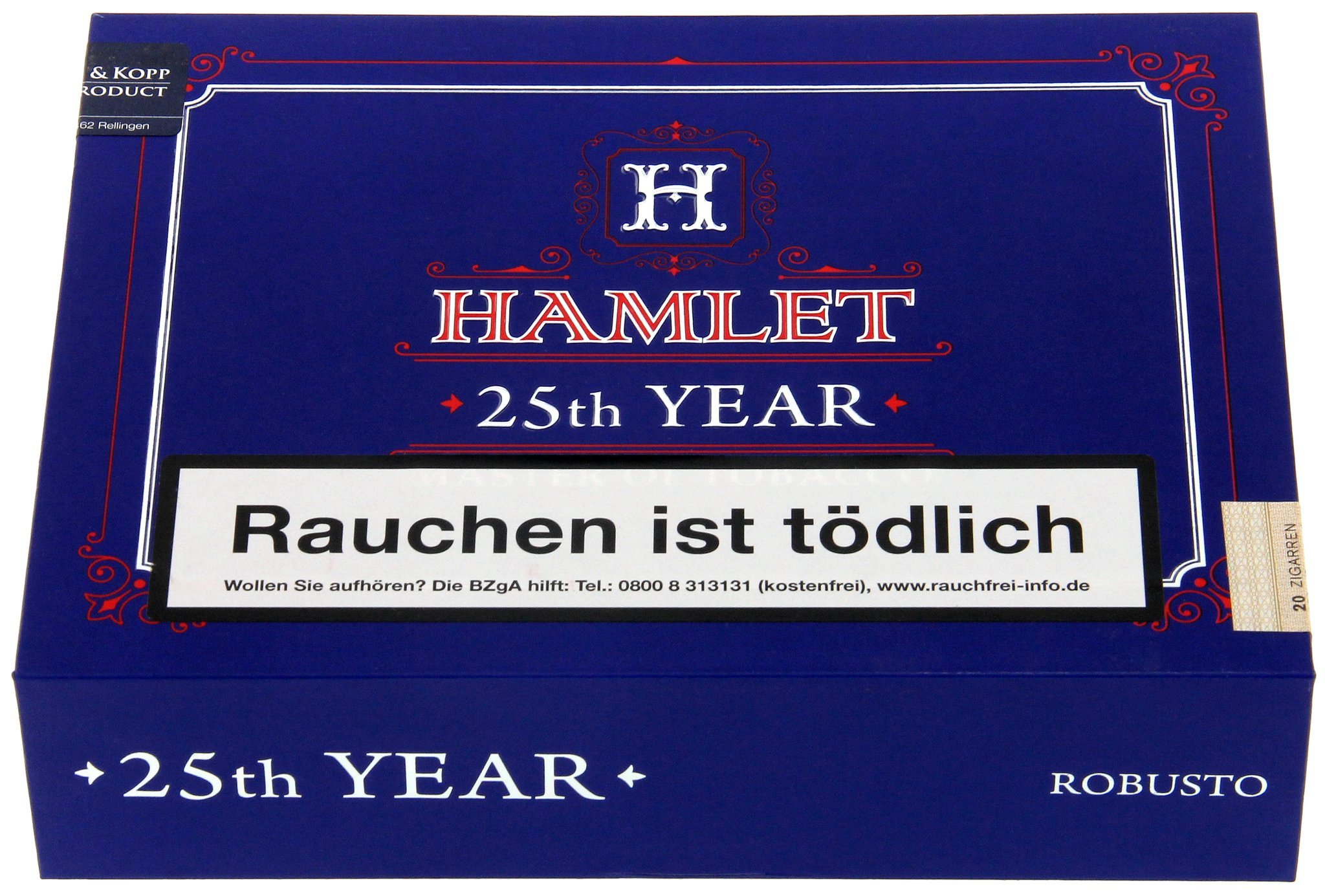 Rocky Patel Tabaquero Hamlet Paredes 25th Year Robusto Kiste