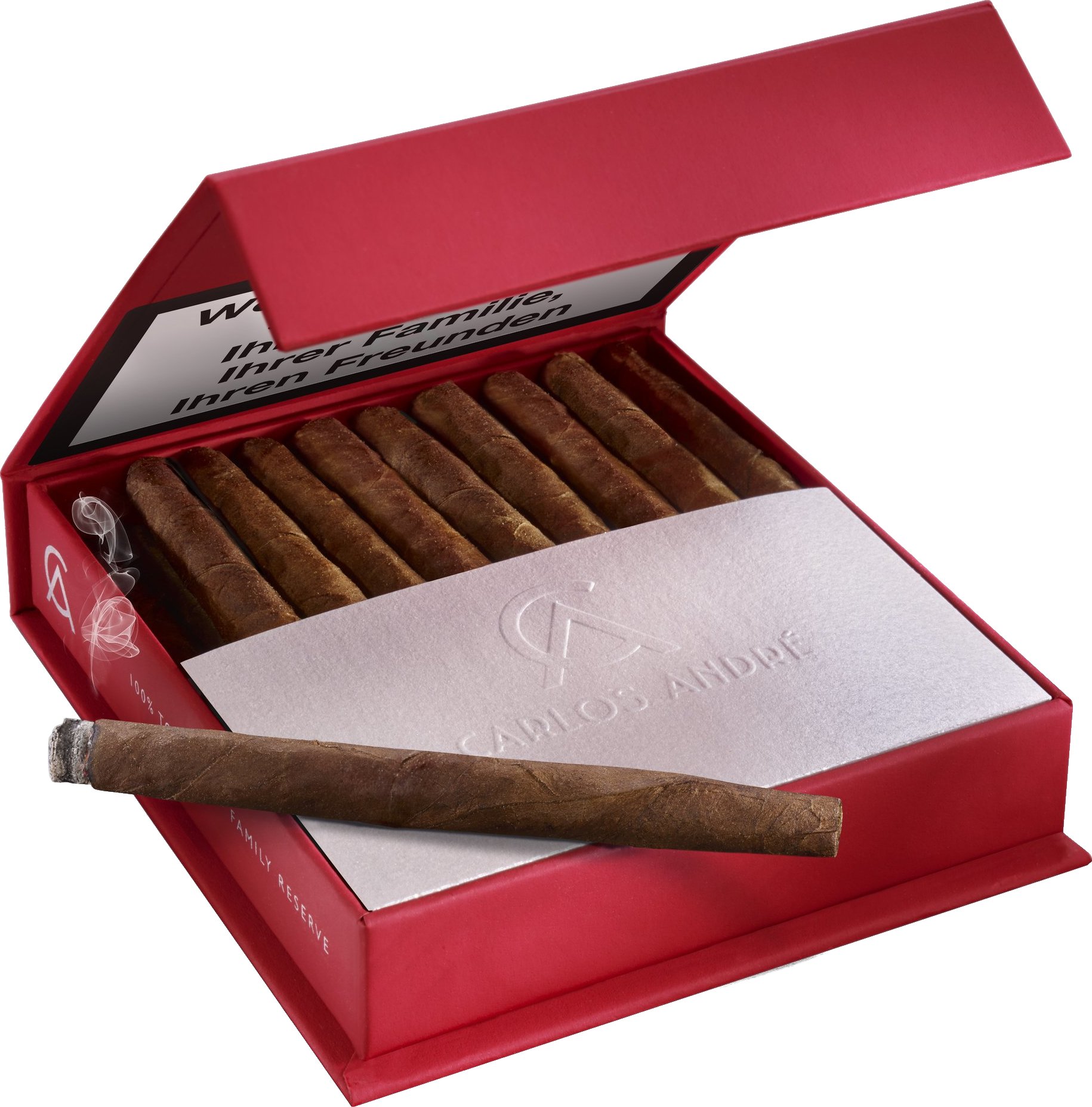 Carlos André Airborne Cigarillos (20er Packung) offen