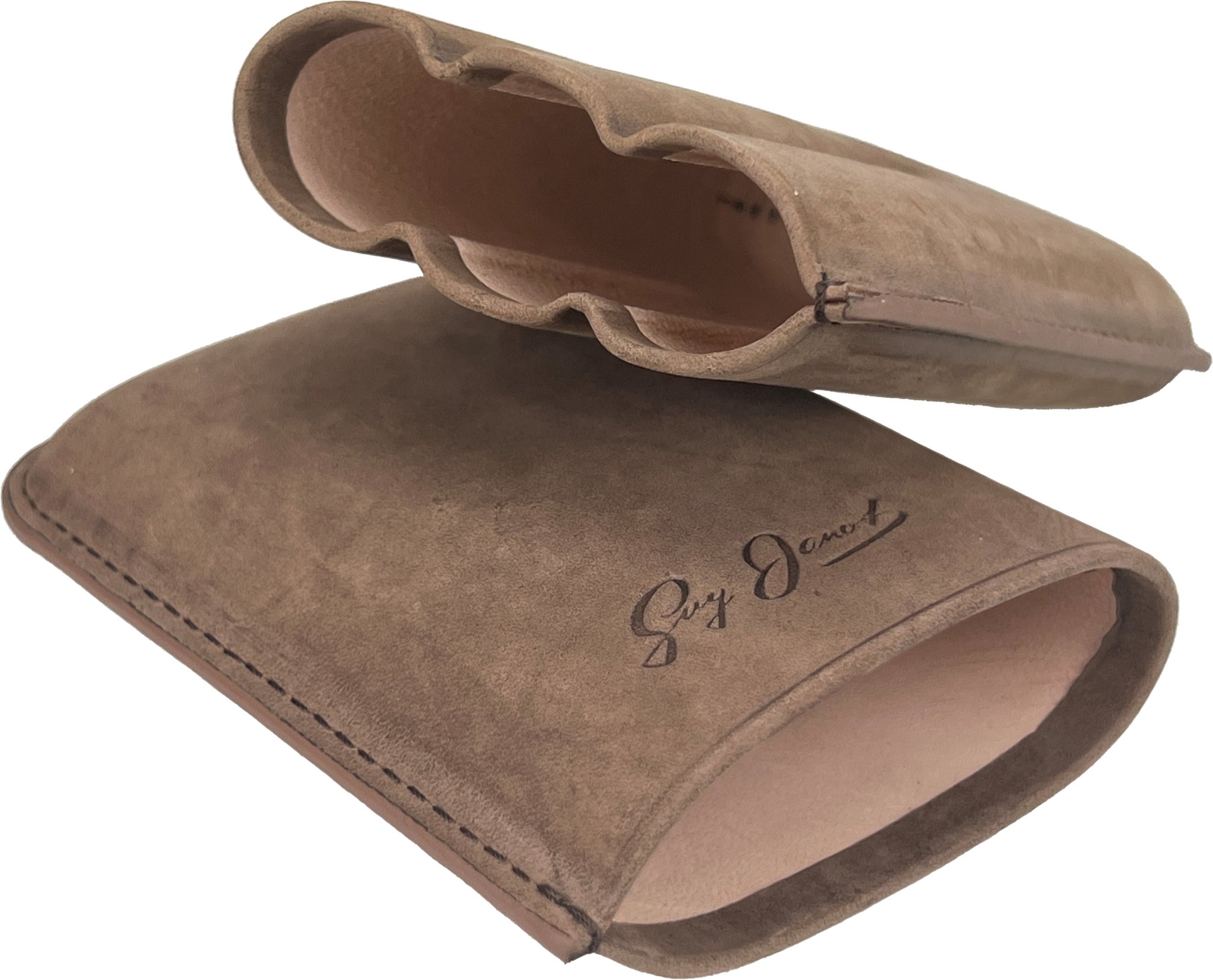 Guy Janot Cigarrenetui Jägerleder 3er Robusto (8632) Detailbild