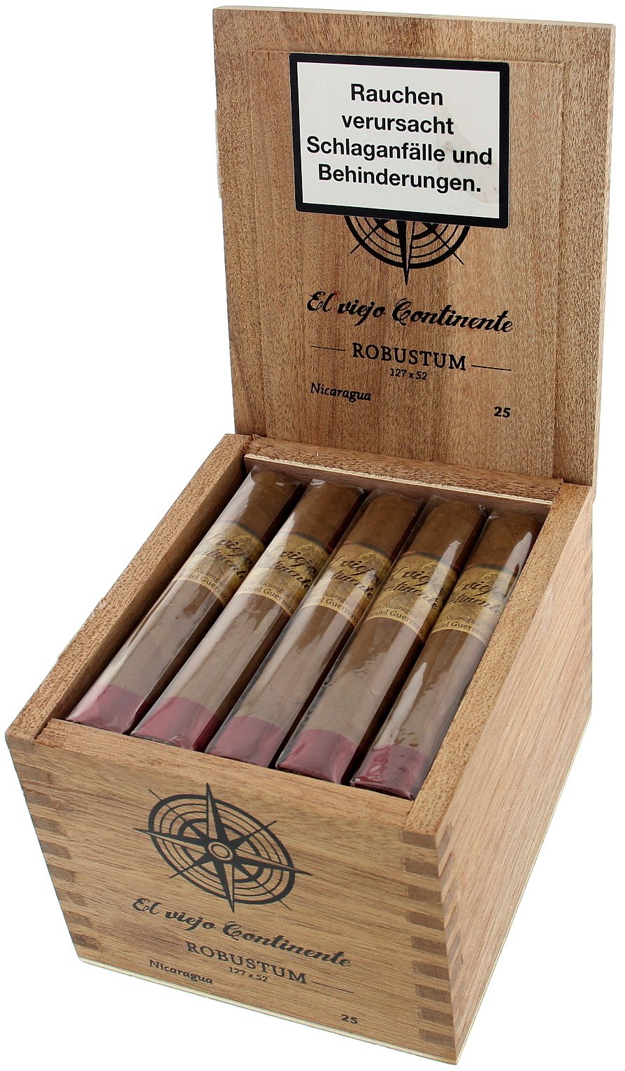 El Viejo Continente Classic Robustum (5x52) Kiste offen