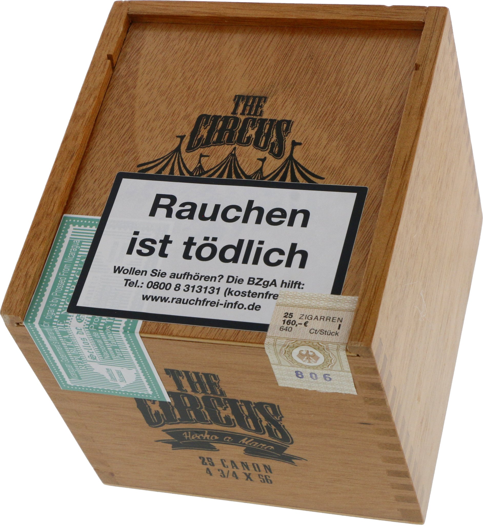 El Viejo Continente The CIRCUS Canon (4.75x56) Kiste