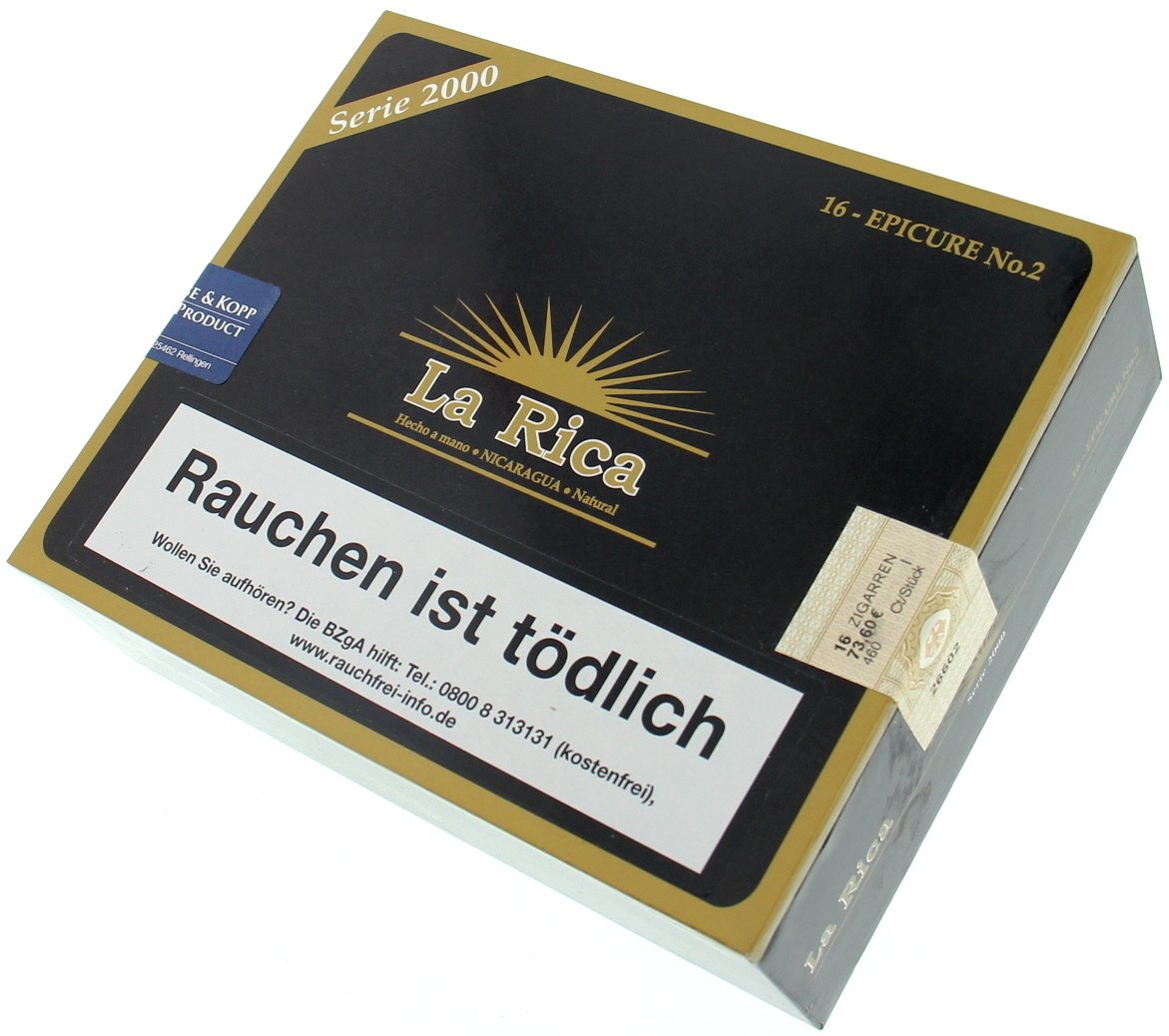 La Rica Serie 2000 Epicure No.2 Kiste