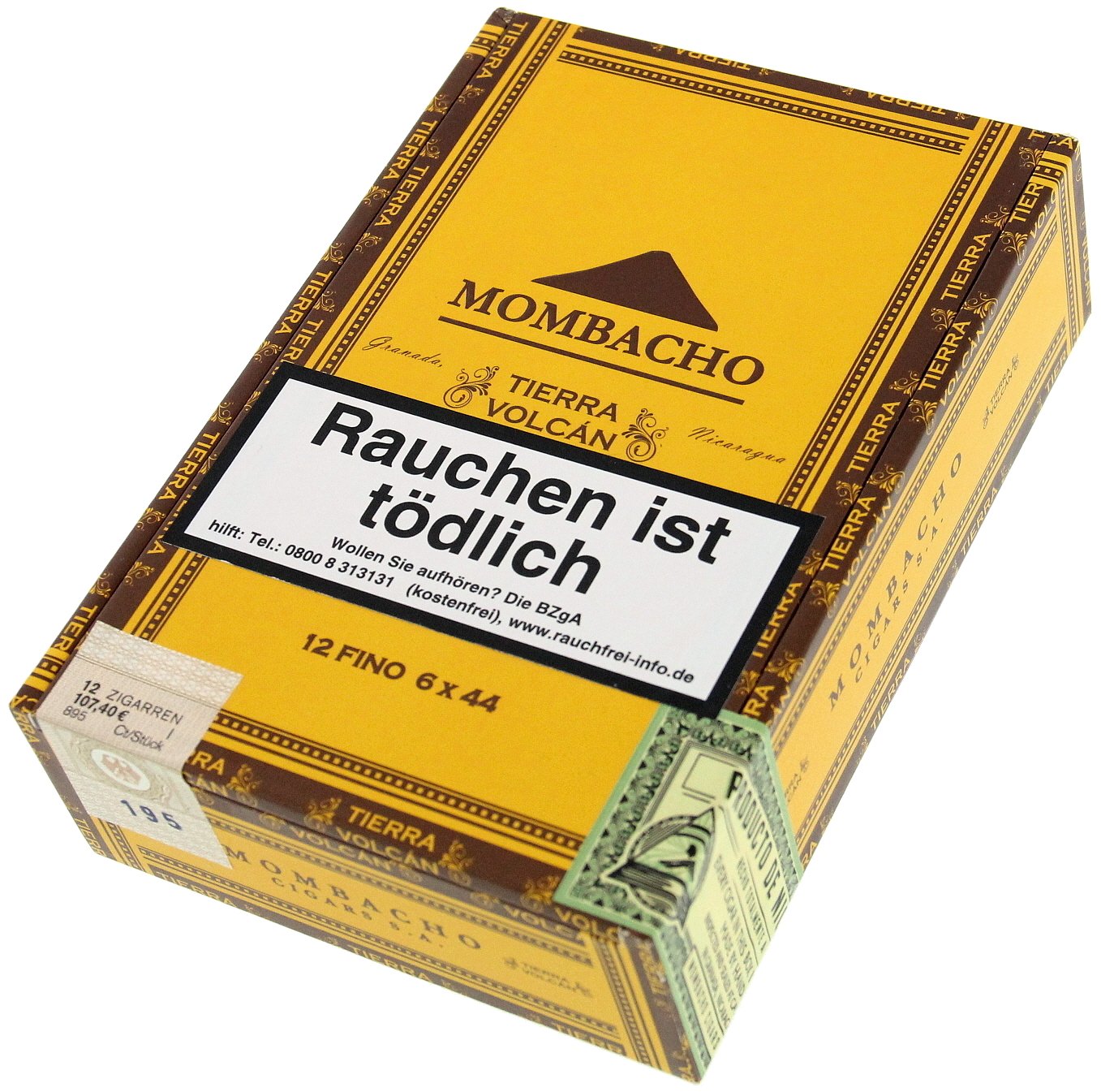 Mombacho Tierra Volcan Fino (6x44) Kiste