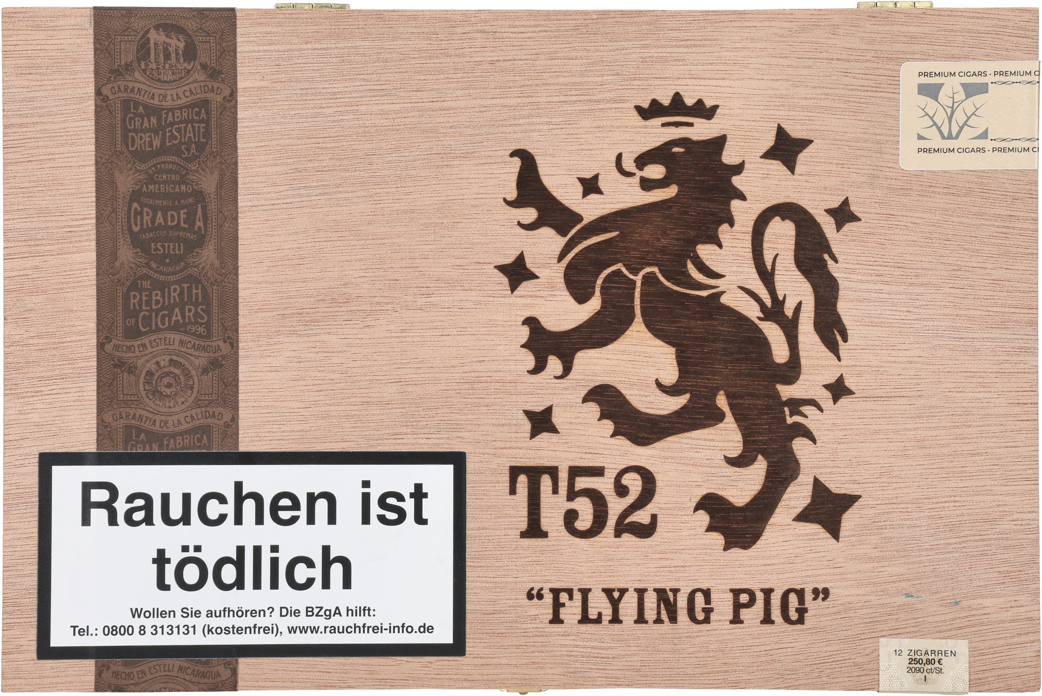 T52 Flying Pig box front