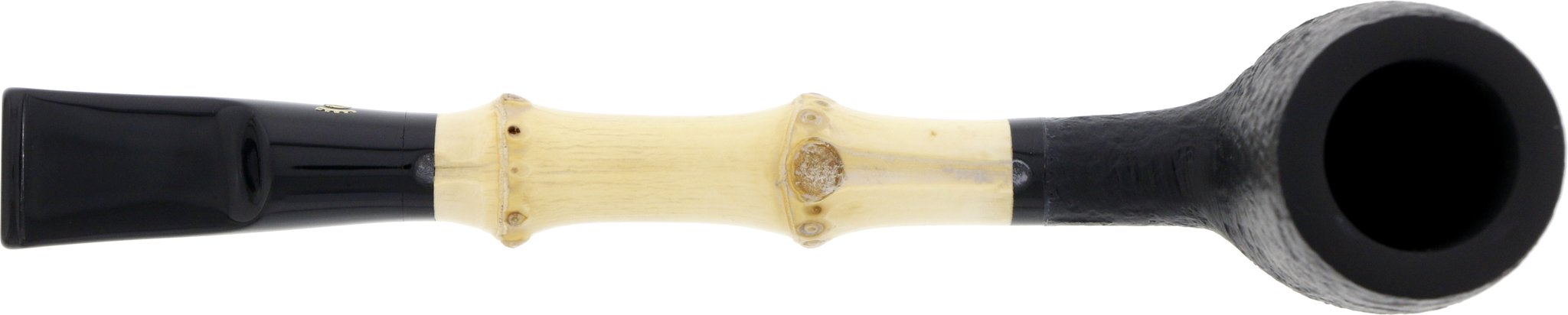 Stanwell Bamboo schwarz sandgestrahlt Mod. 107 (30023457) Draufsicht