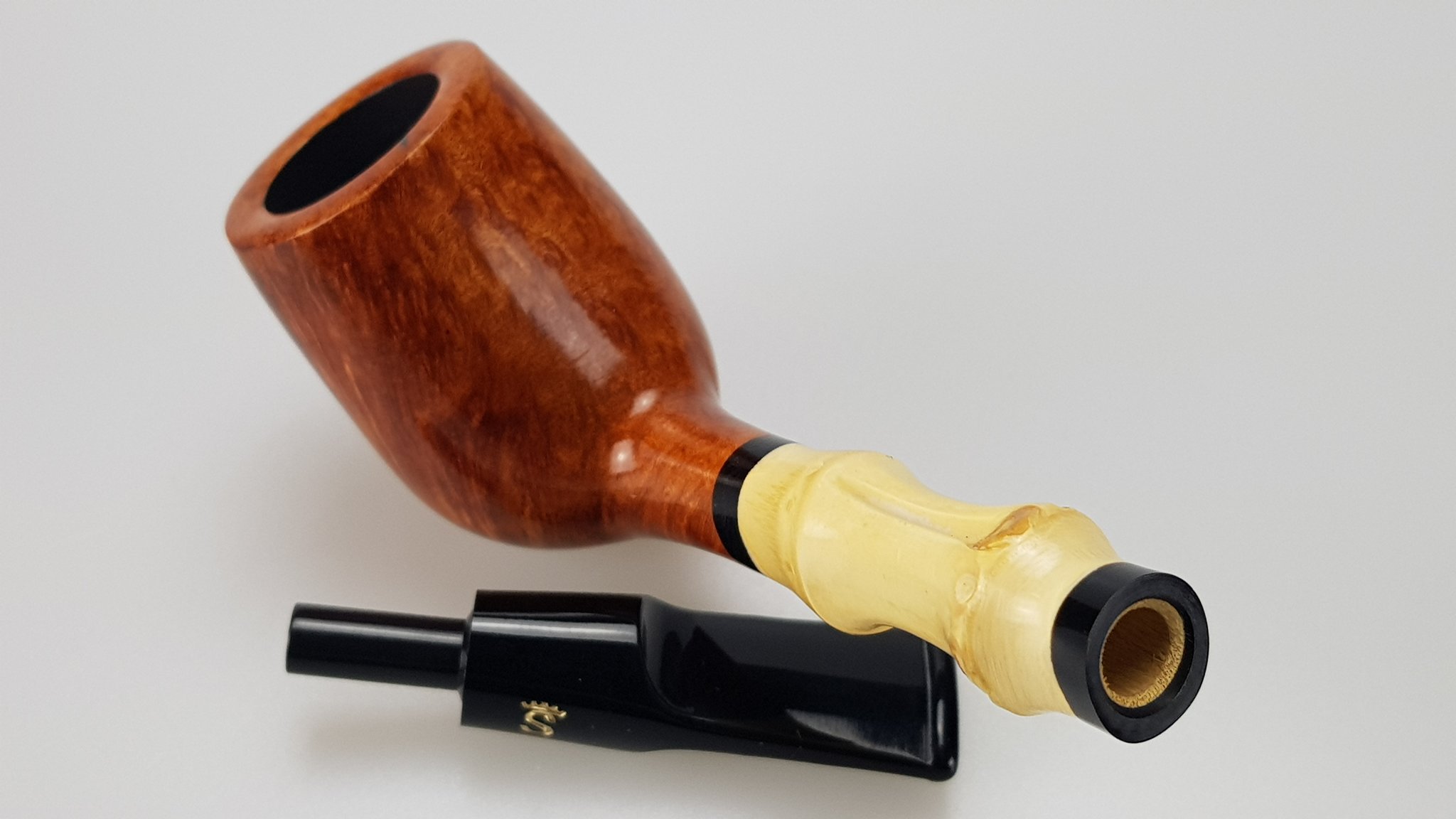 Stanwell Bamboo hell poliert Mod. 11 (11769) Detailbild 6