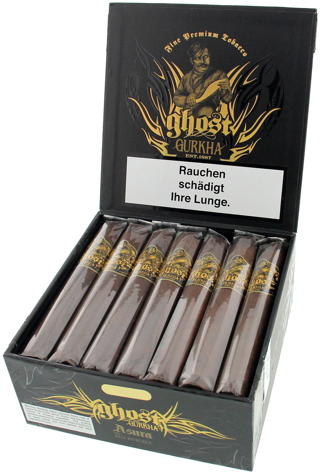 Gurkha Ghost Gold Asura Kiste offen