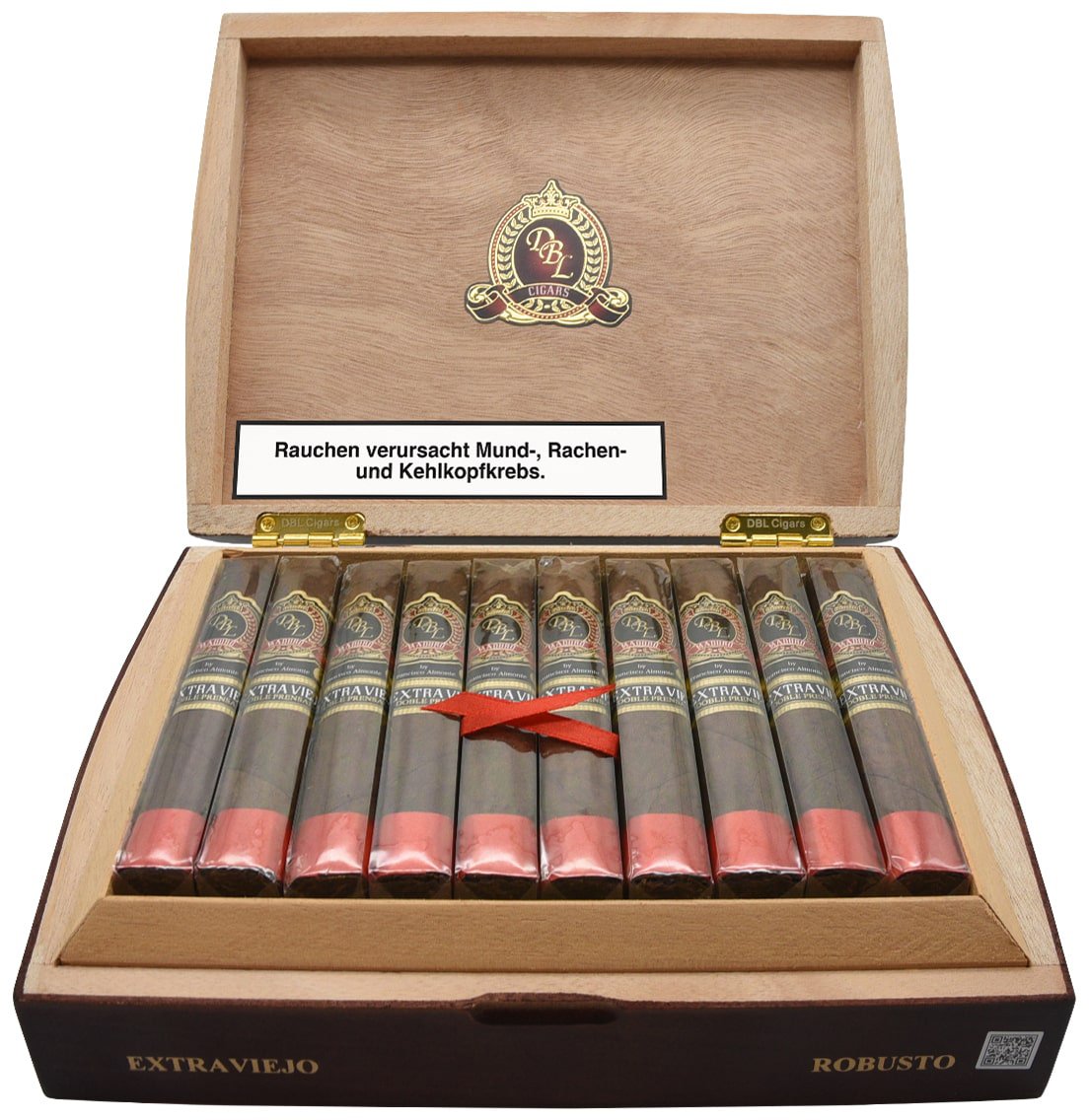DBL Cigars Dominican Big Leaguer Extra Viejo Robusto Kiste offen