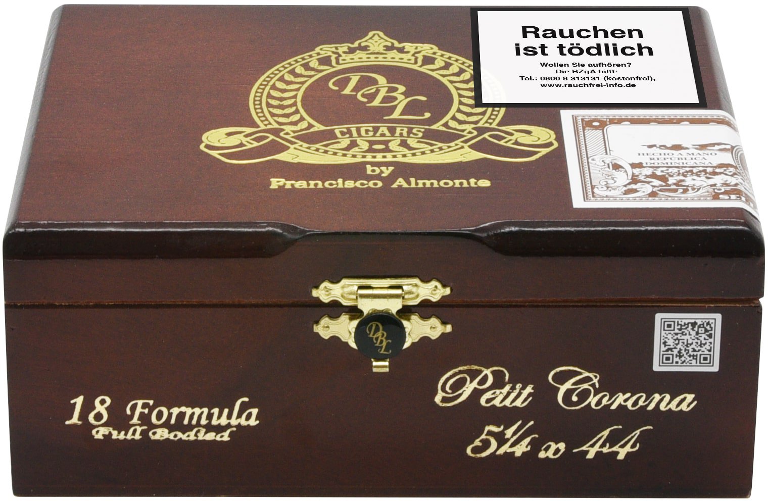 DBL Cigars Dominican Big Leaguer Formula Petit Corona Kiste