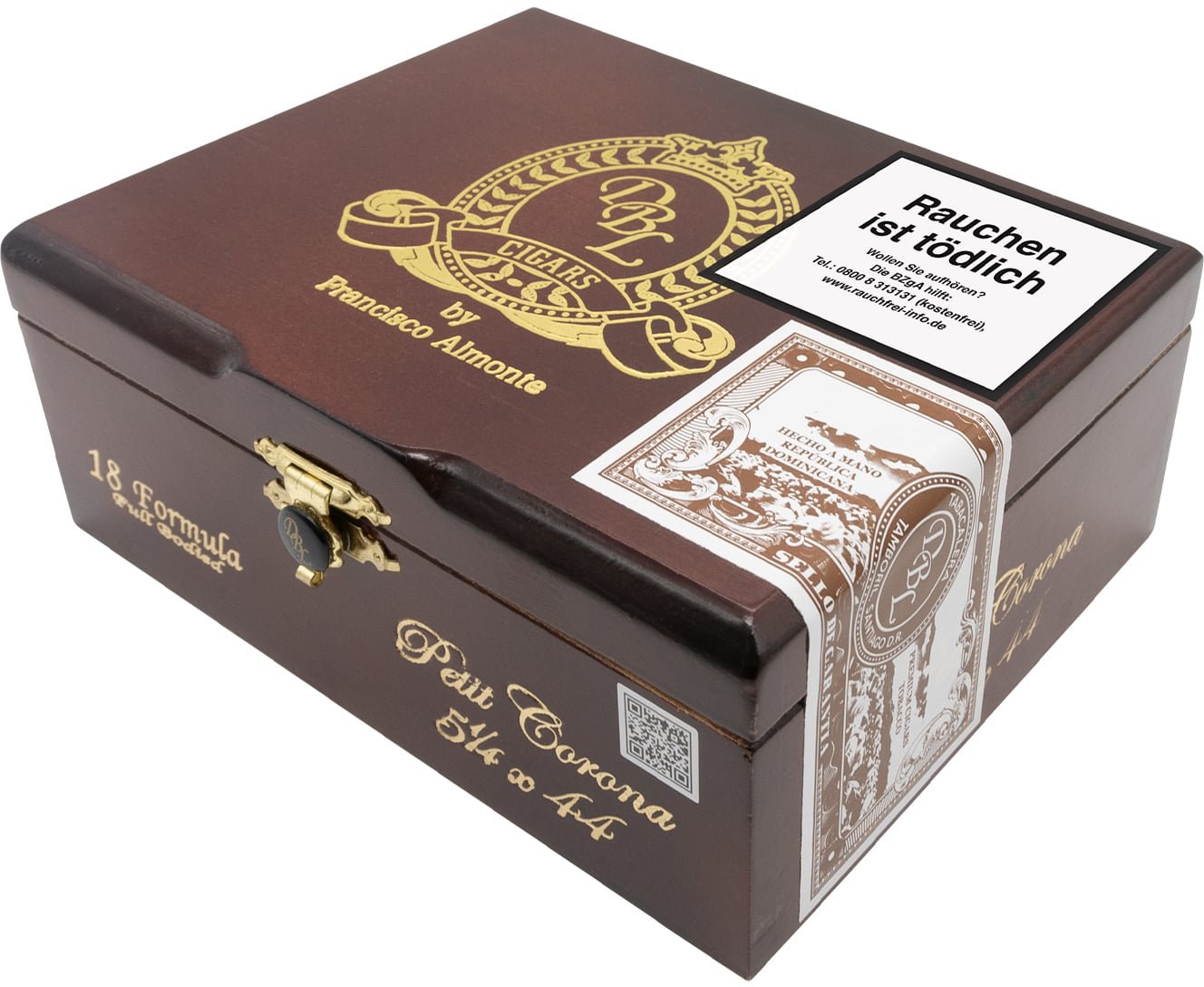 DBL Cigars Dominican Big Leaguer Formula Petit Corona Kiste schräg