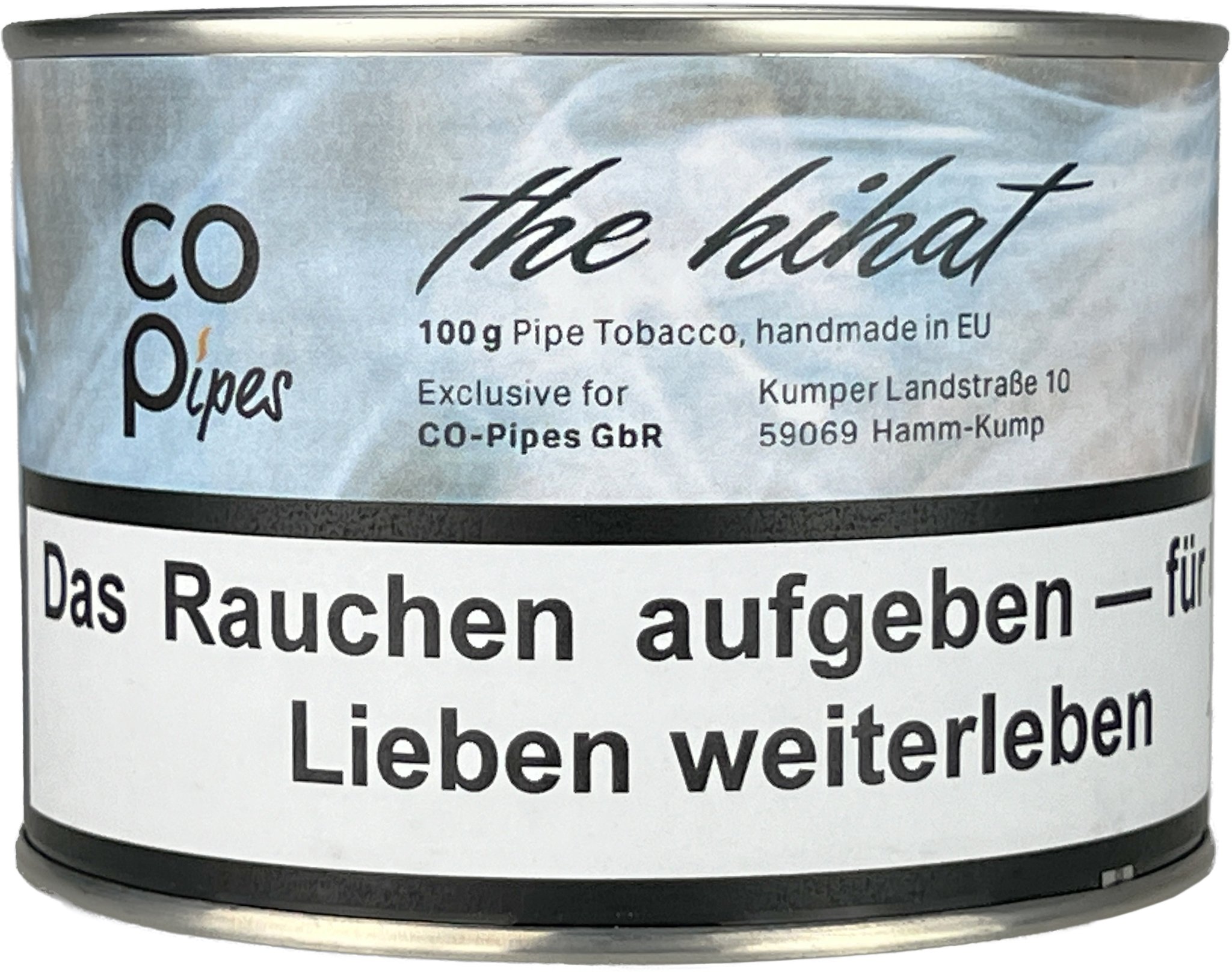 the hihat 100g Dose Rückseite