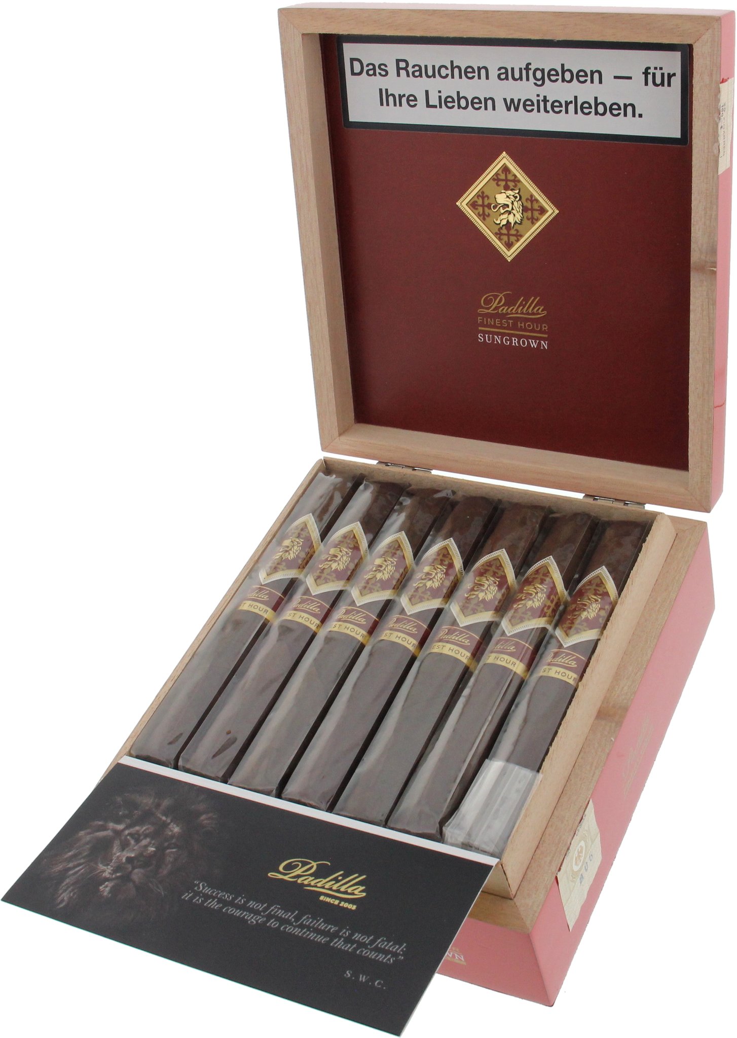 Padilla Finest Hour SUNGROWN Toro Kiste offen