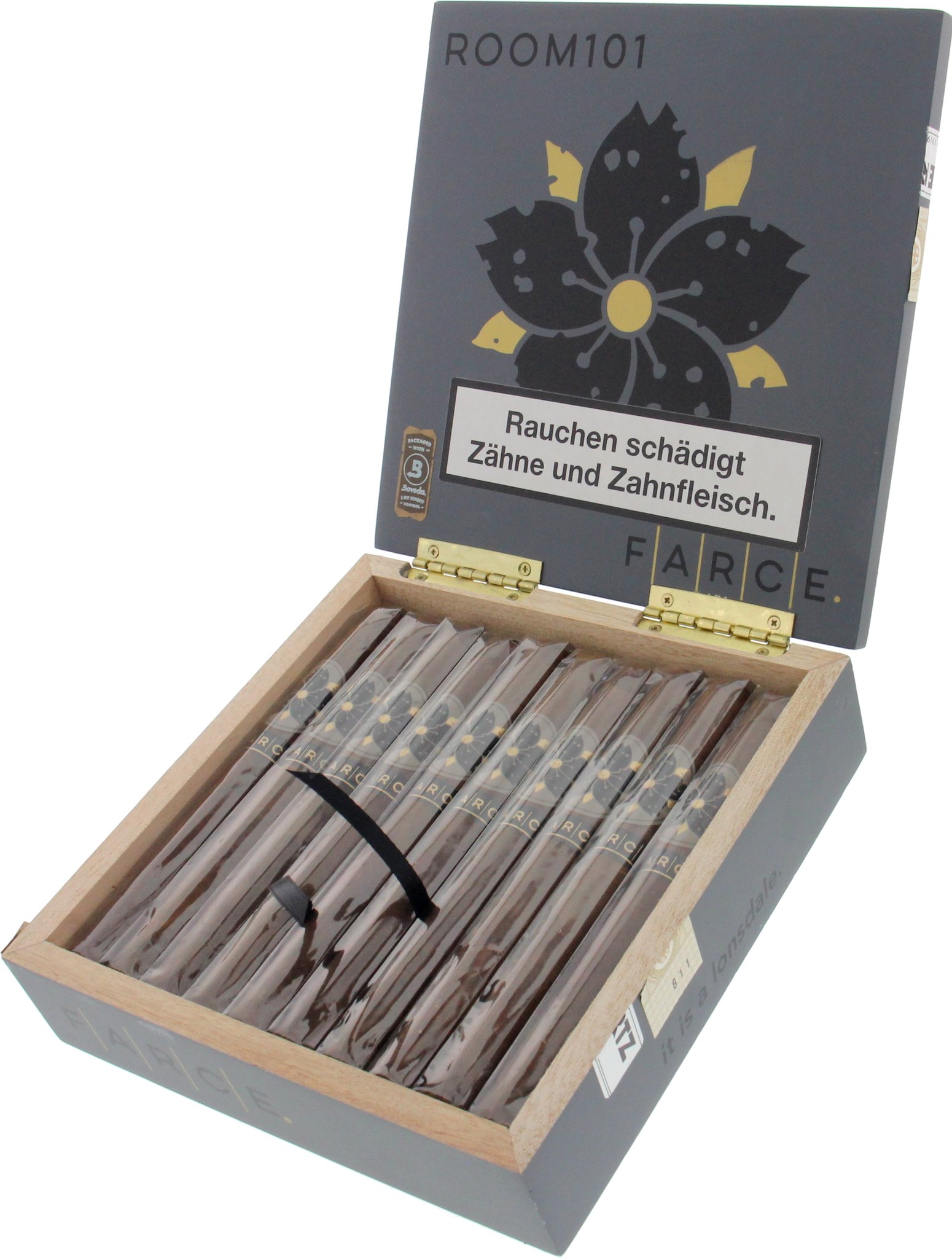 Room 101 Farce HBN Lonsdale Kiste offen