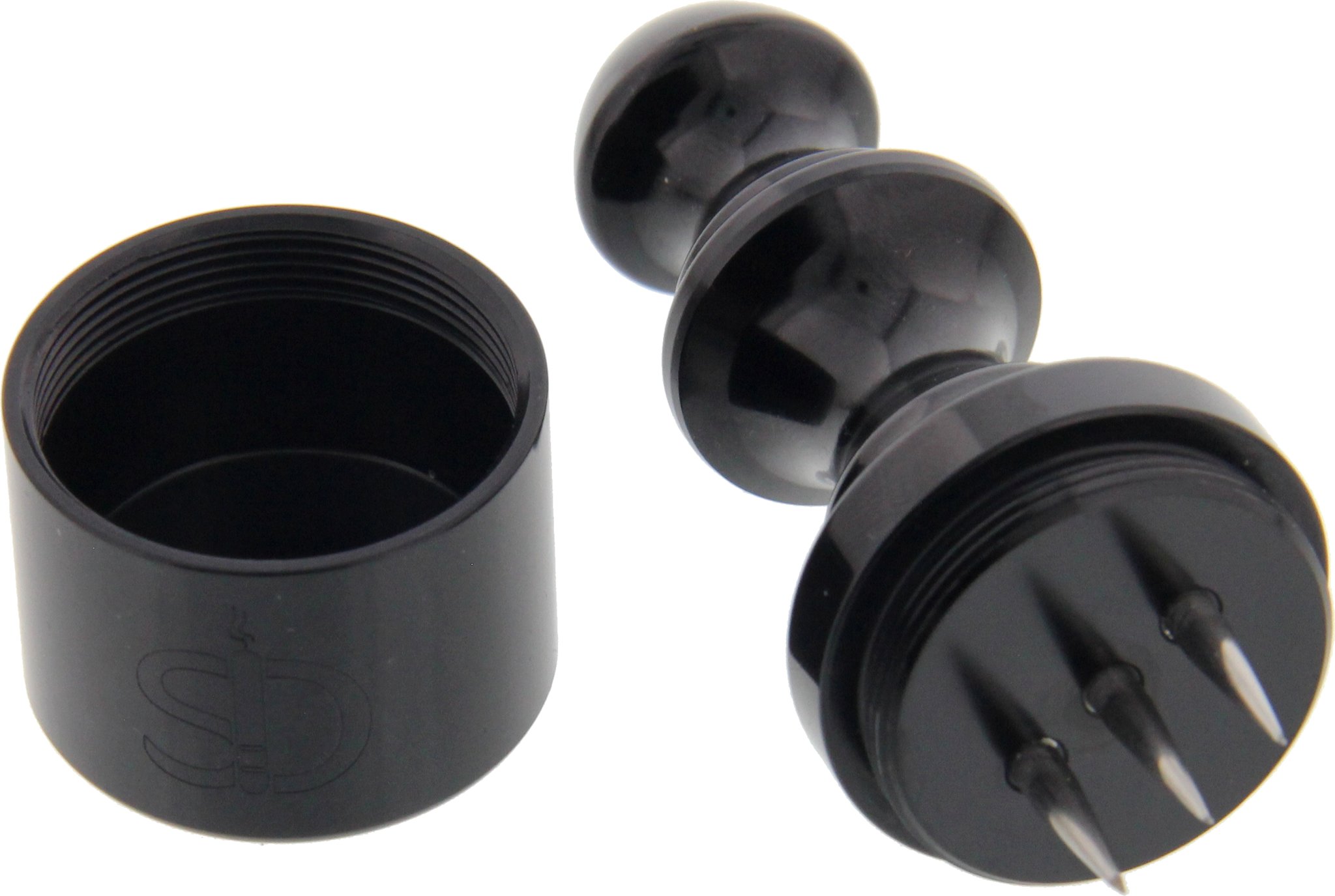 SelectDraw cigar cutter 3er Bohrer schwarz glänzend offen