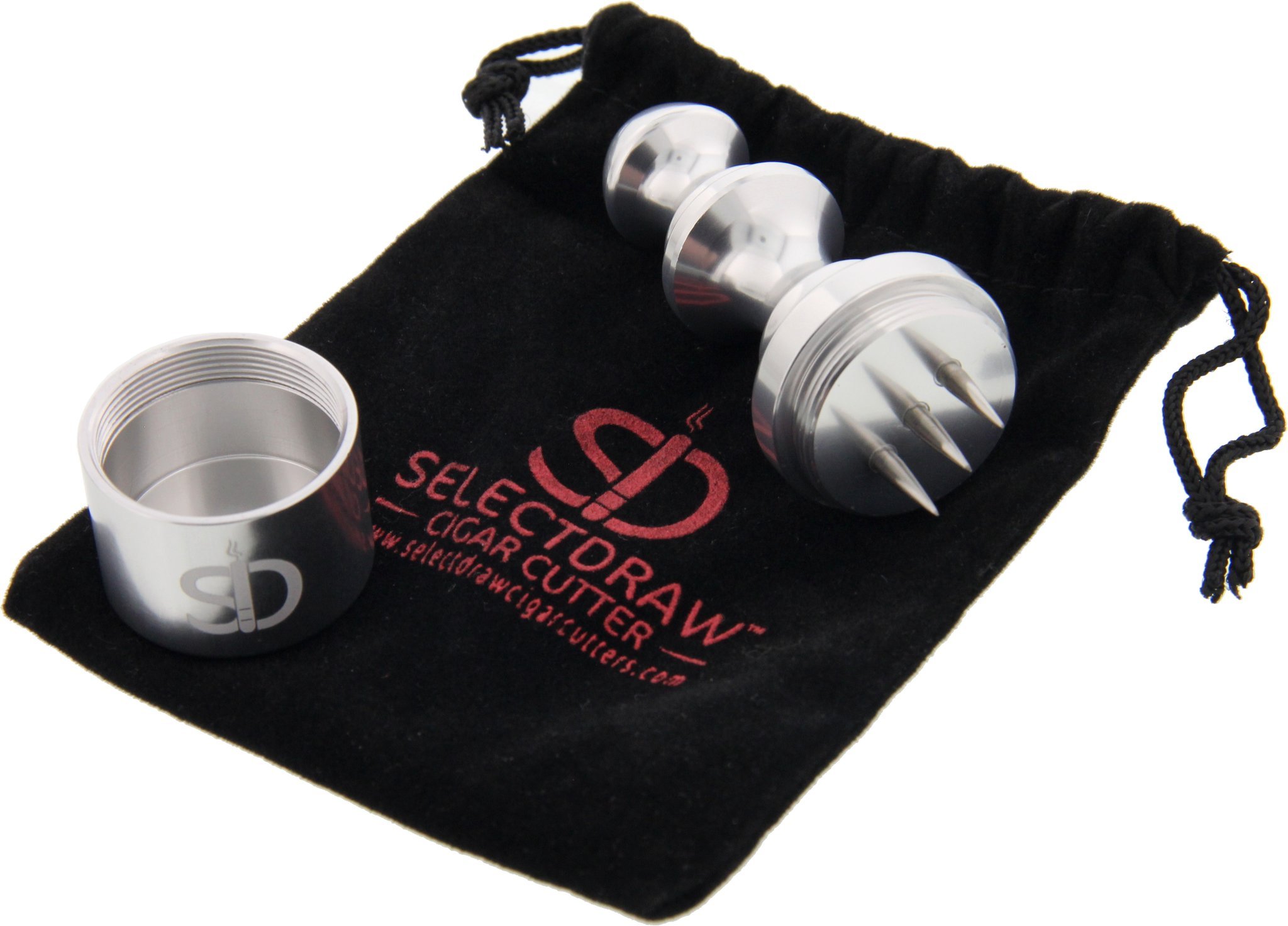 SelectDraw cigar cutter 3er Bohrer silber Beutel