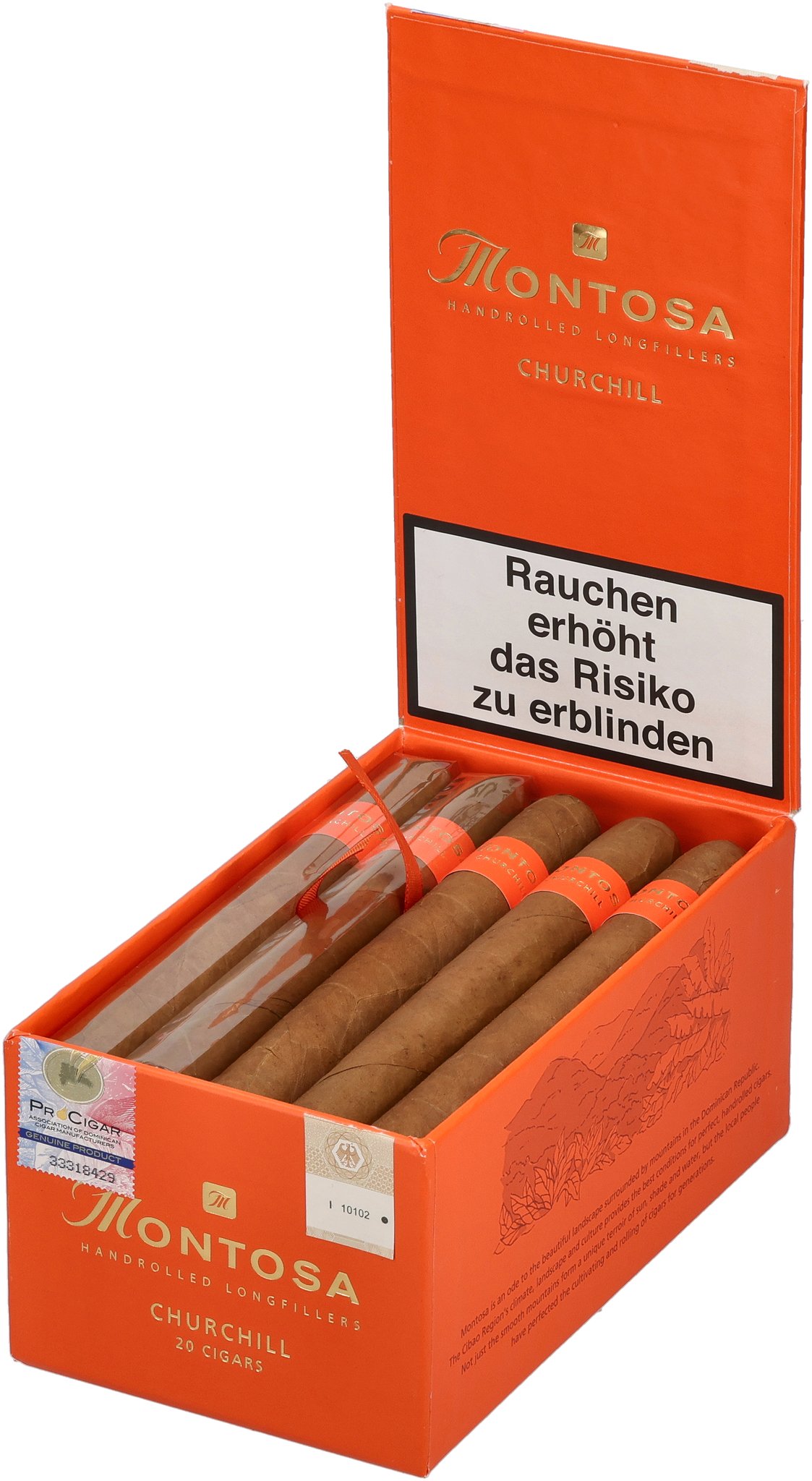 Claro Churchill box open