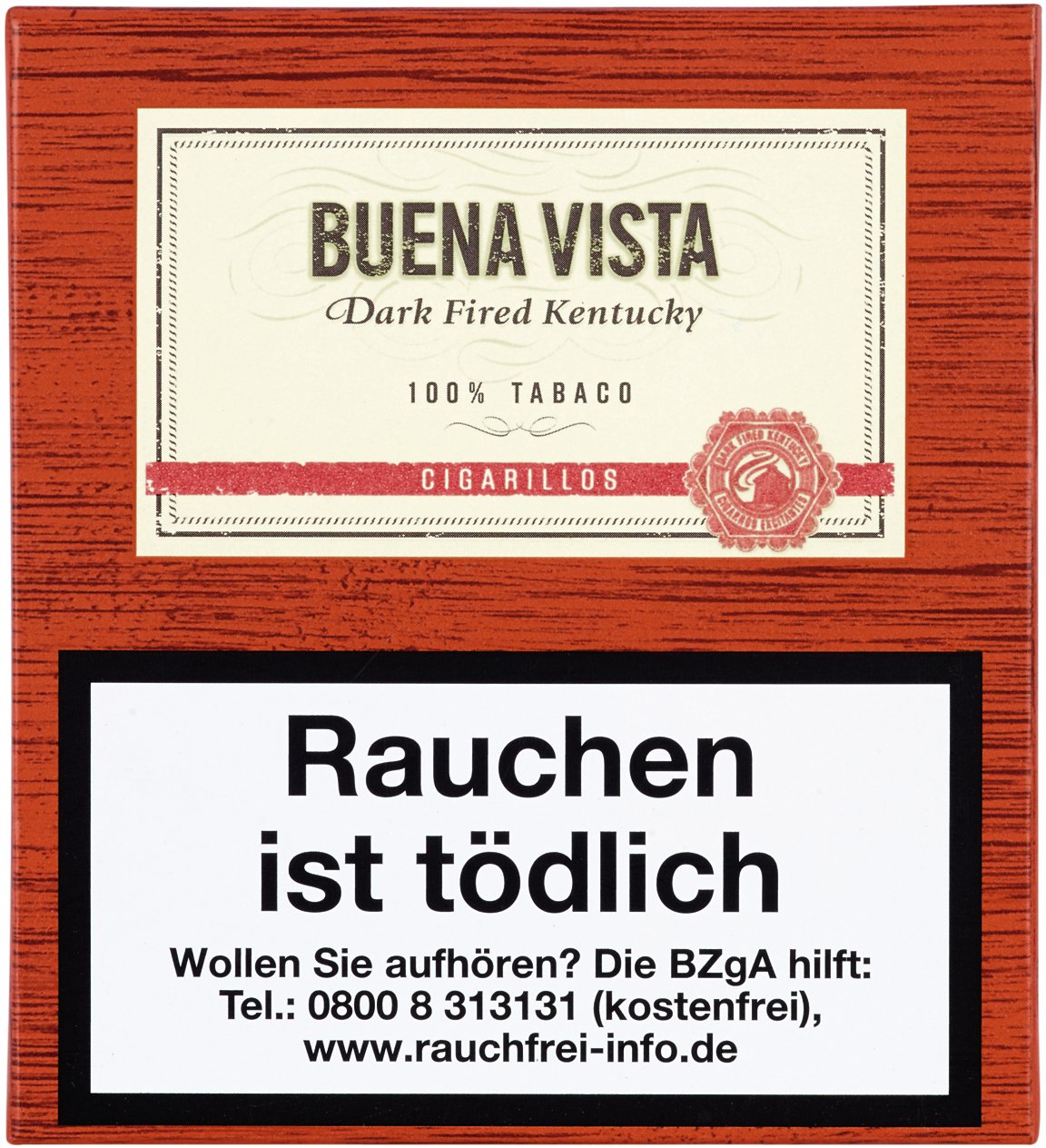 Buena Vista Dark Fired Kentucky Cigarillos No. 733 Packung