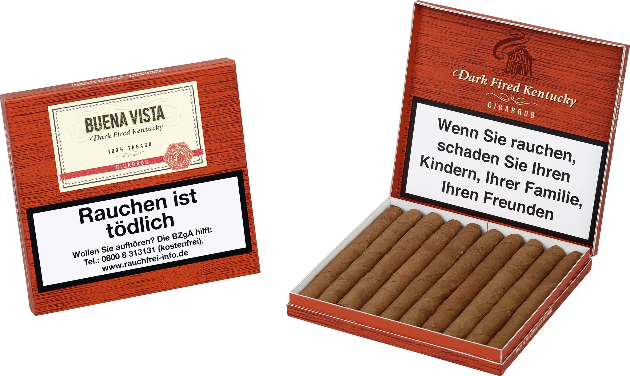 Buena Vista Dark Fired Kentucky Cigarros No. 734 Detailbild