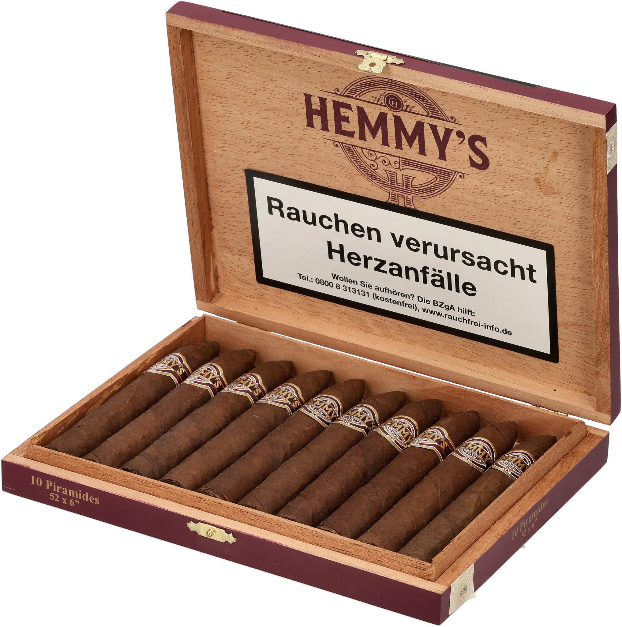 Maduro Piramide box open