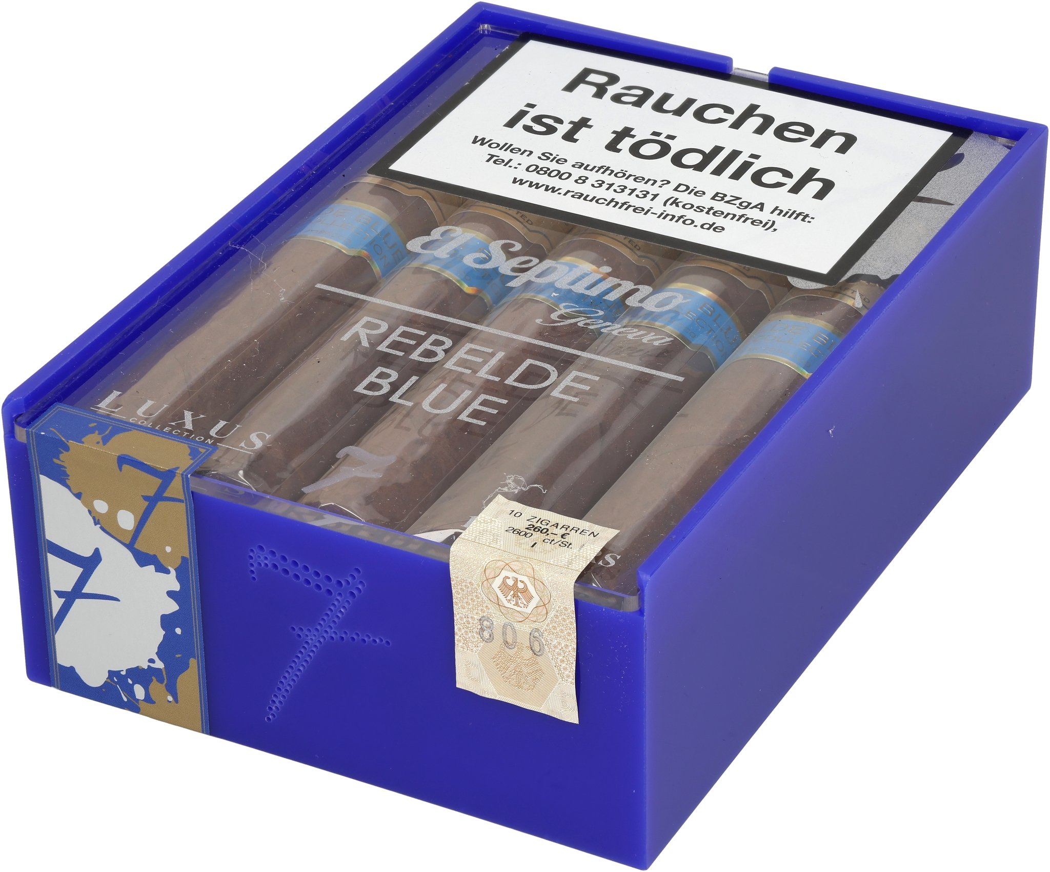 Blue Rebelde 10er Kiste
