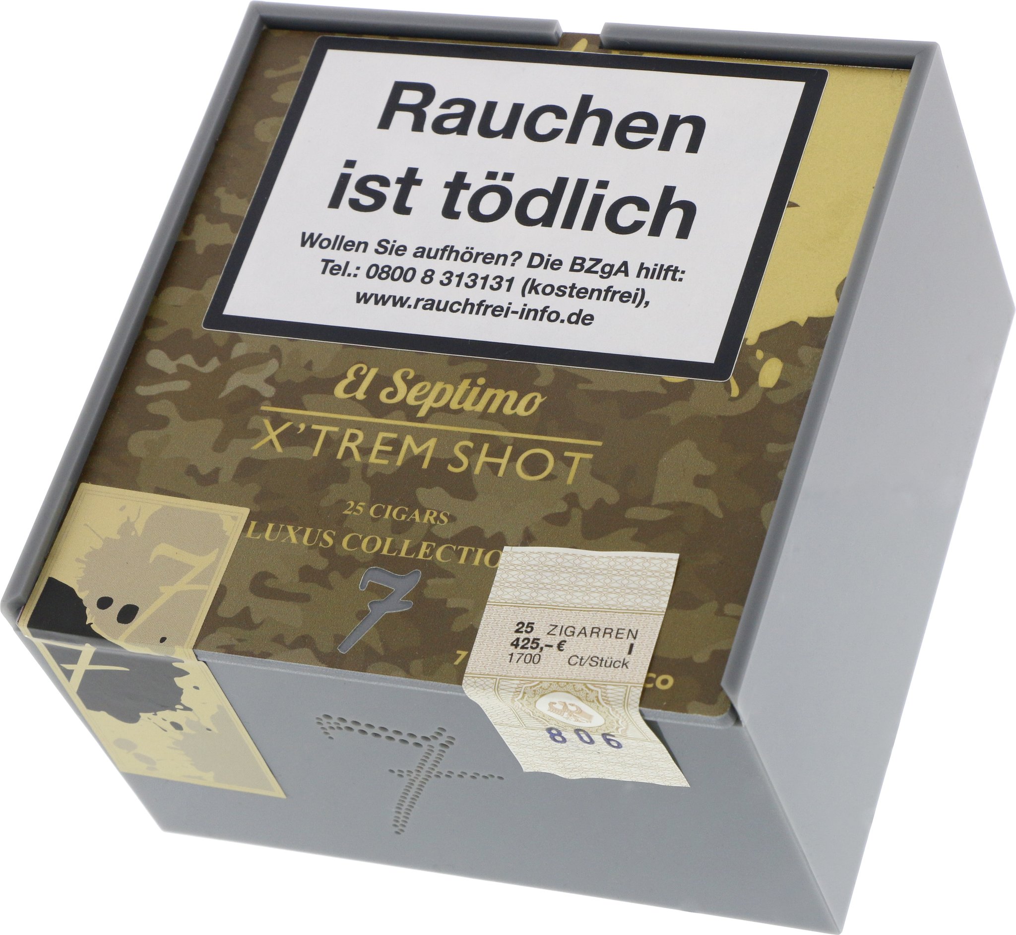 El Septimo Luxus Green Xtrem Shot Kiste