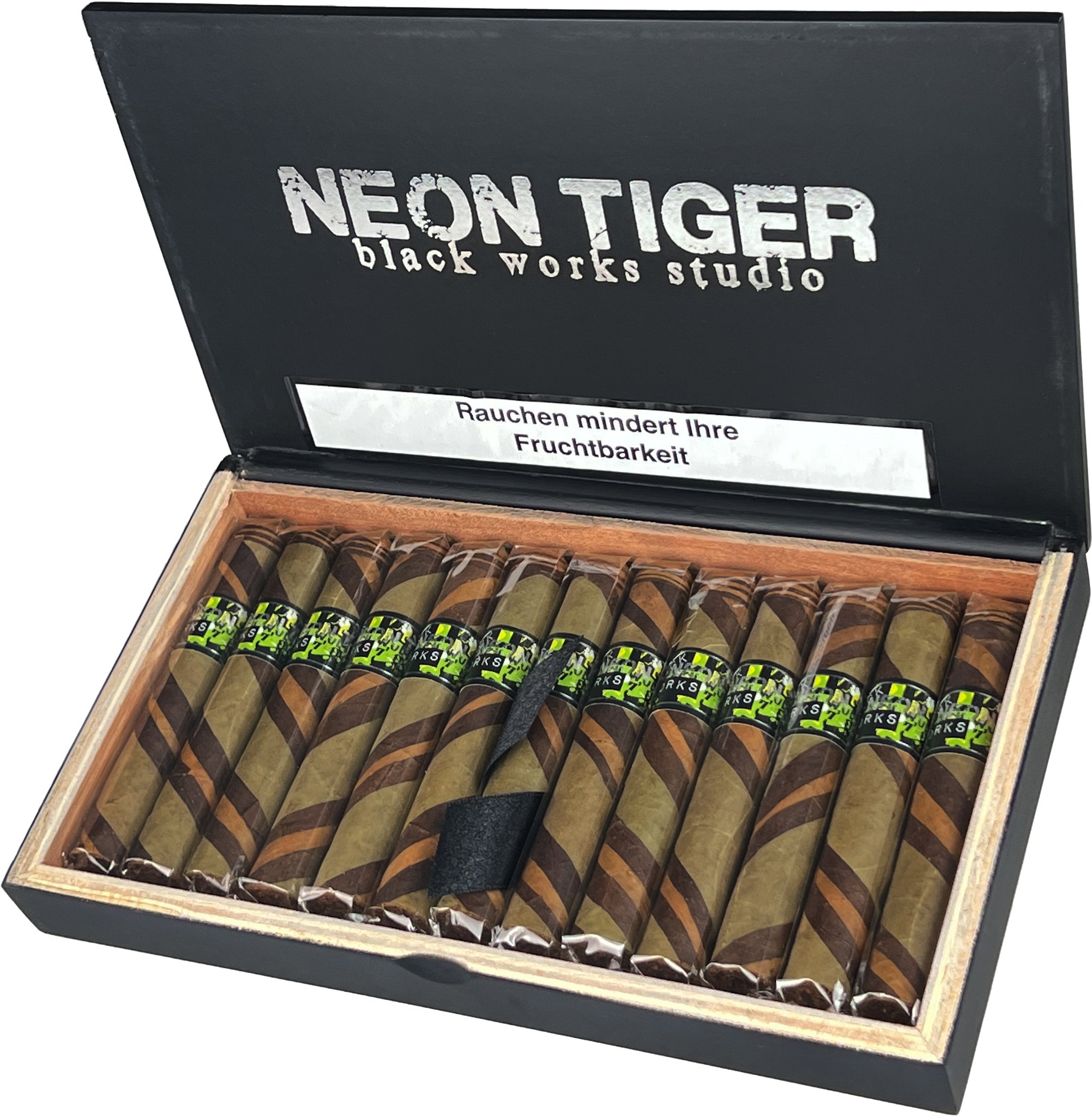 Neon Tiger Factory Exclusive (5x48) Kiste offen